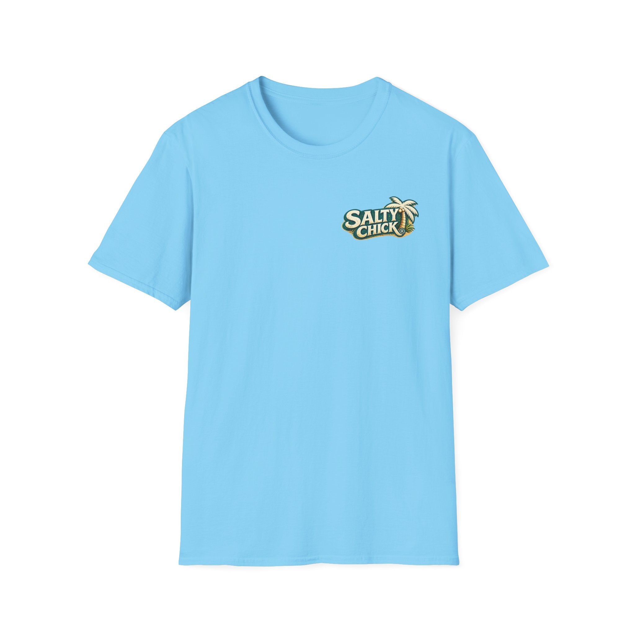 Cotton Tee- Beach Chair on Ocean