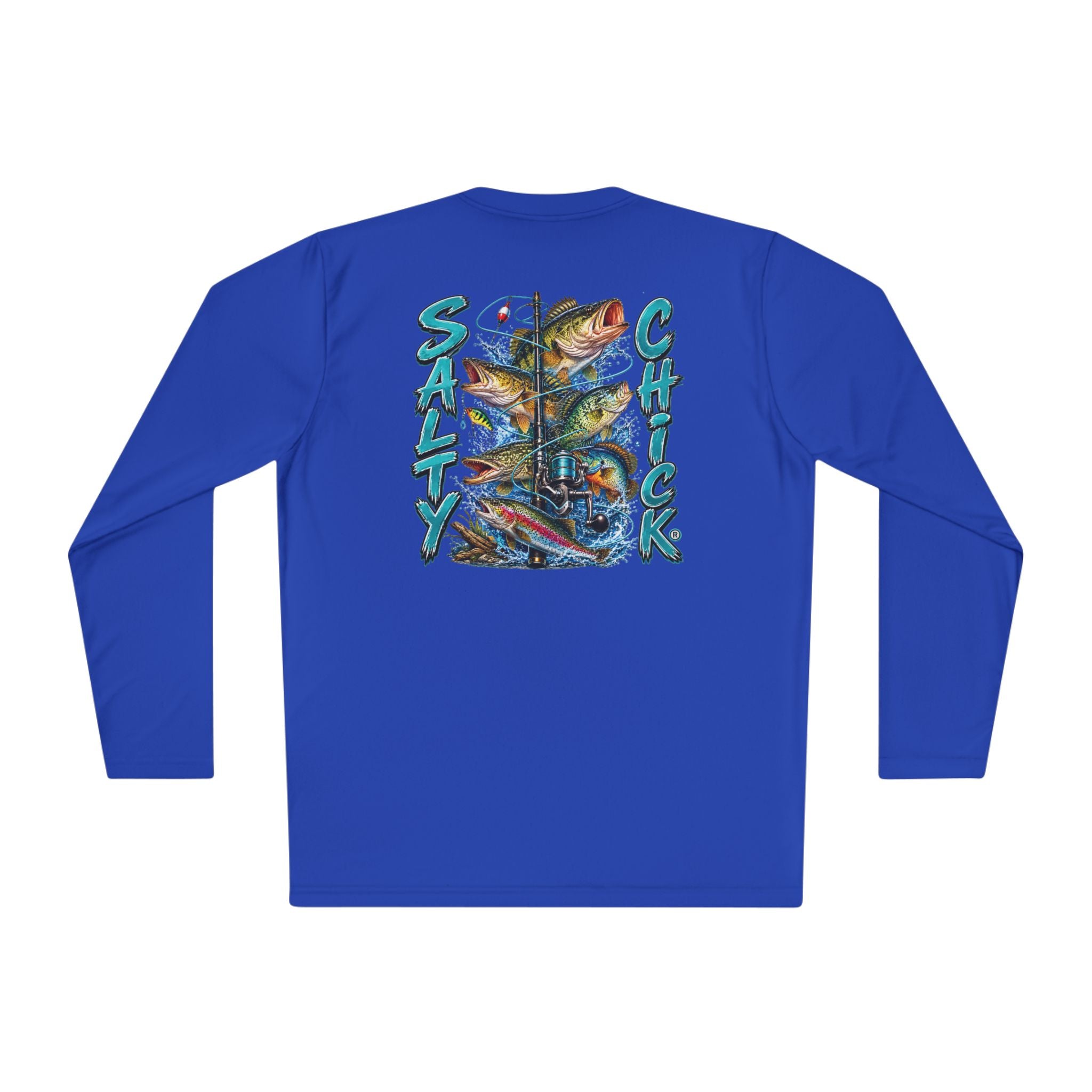 Unisex Moisture Wicking Long Sleeve- Freshwater fish