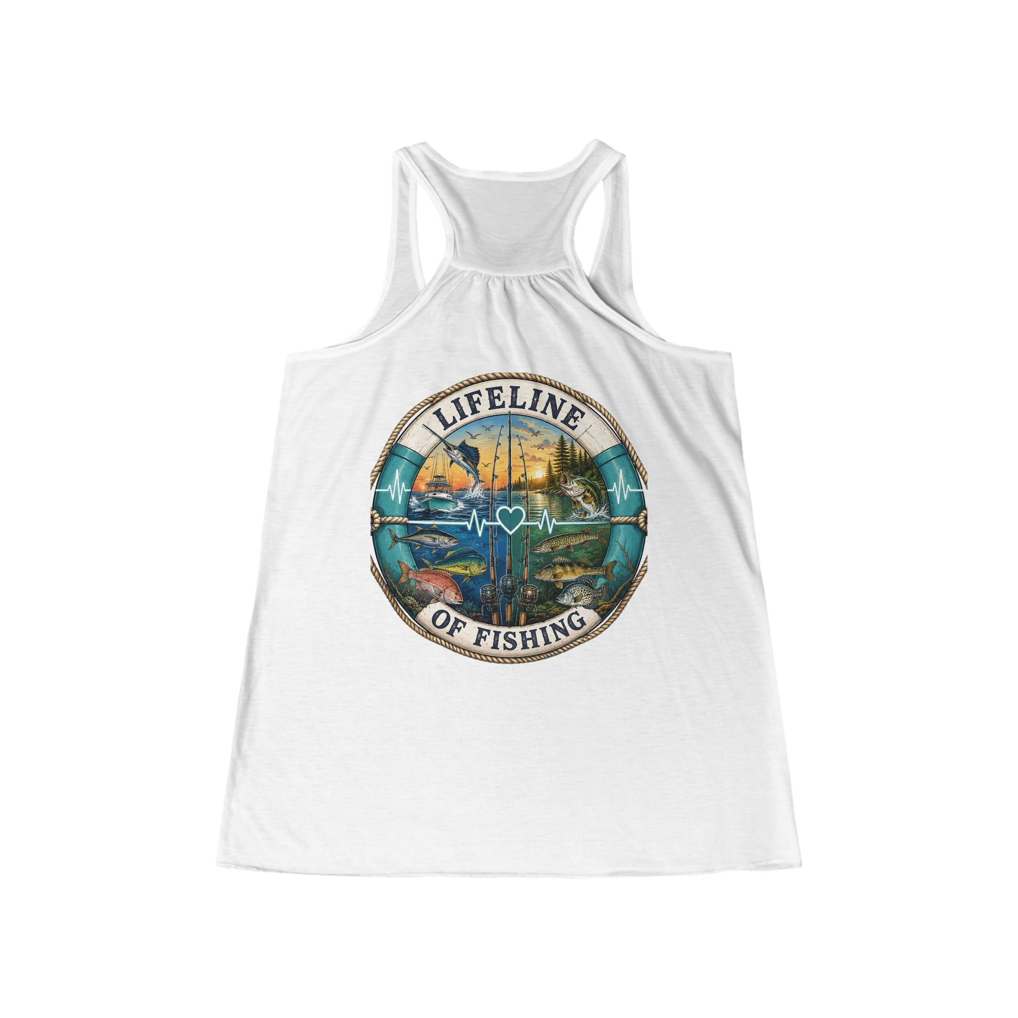Racerback Front/Back Design Tank Top – Lifeline Fishing