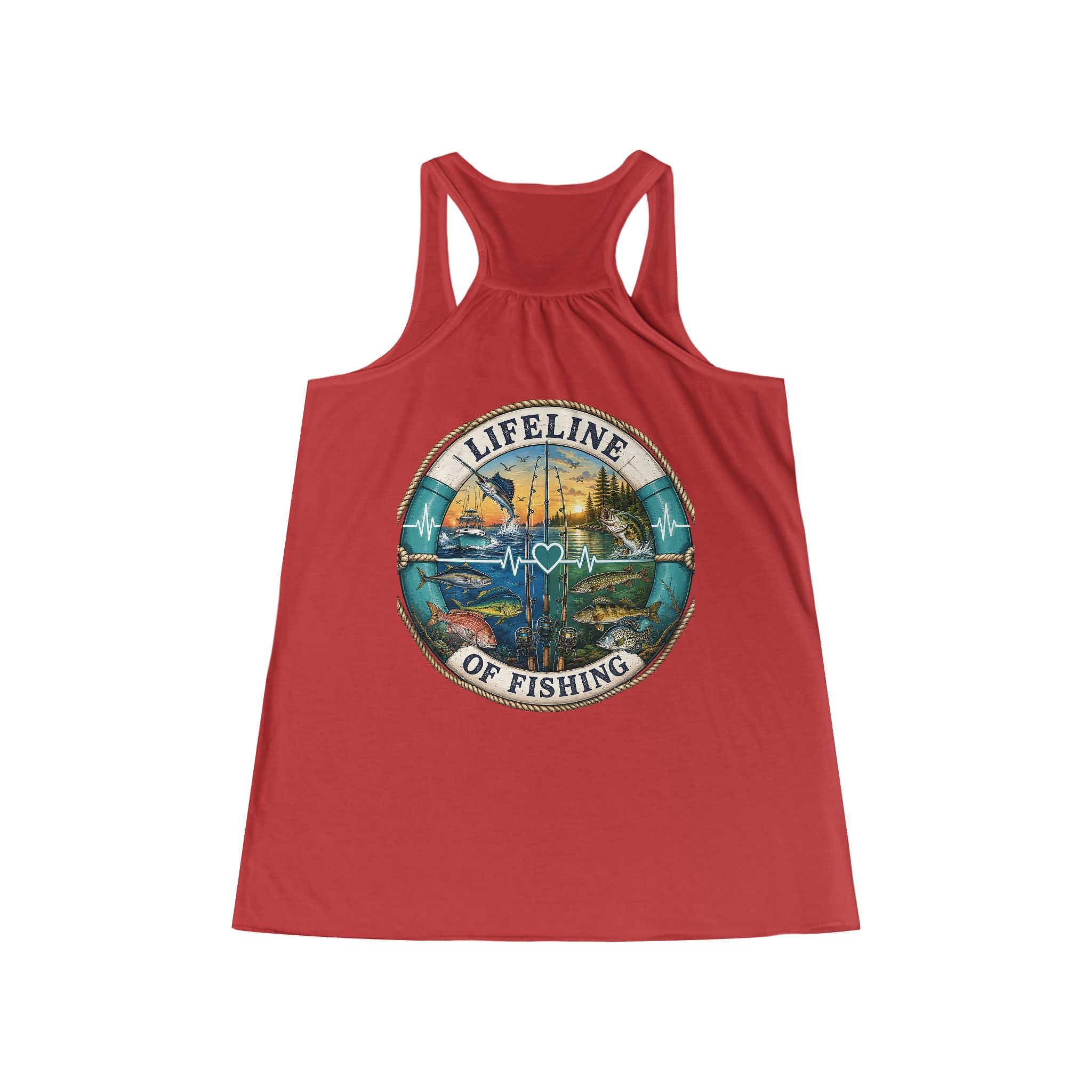 Racerback Front/Back Design Tank Top – Lifeline Fishing