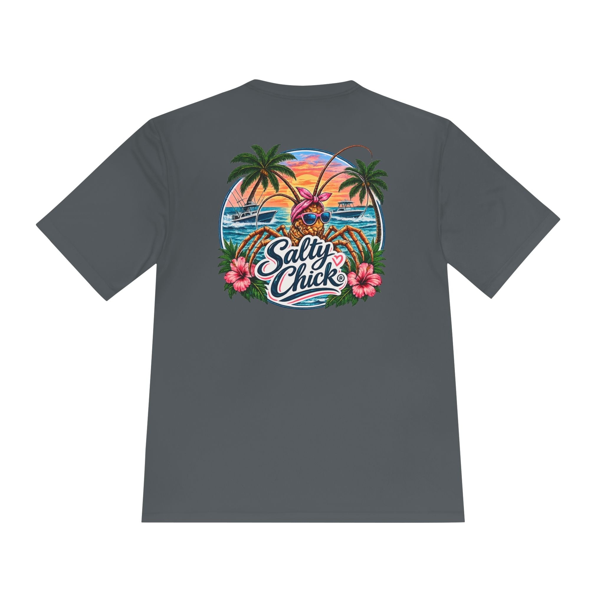 Unisex Moisture Wicking Tee- Lobstering 2