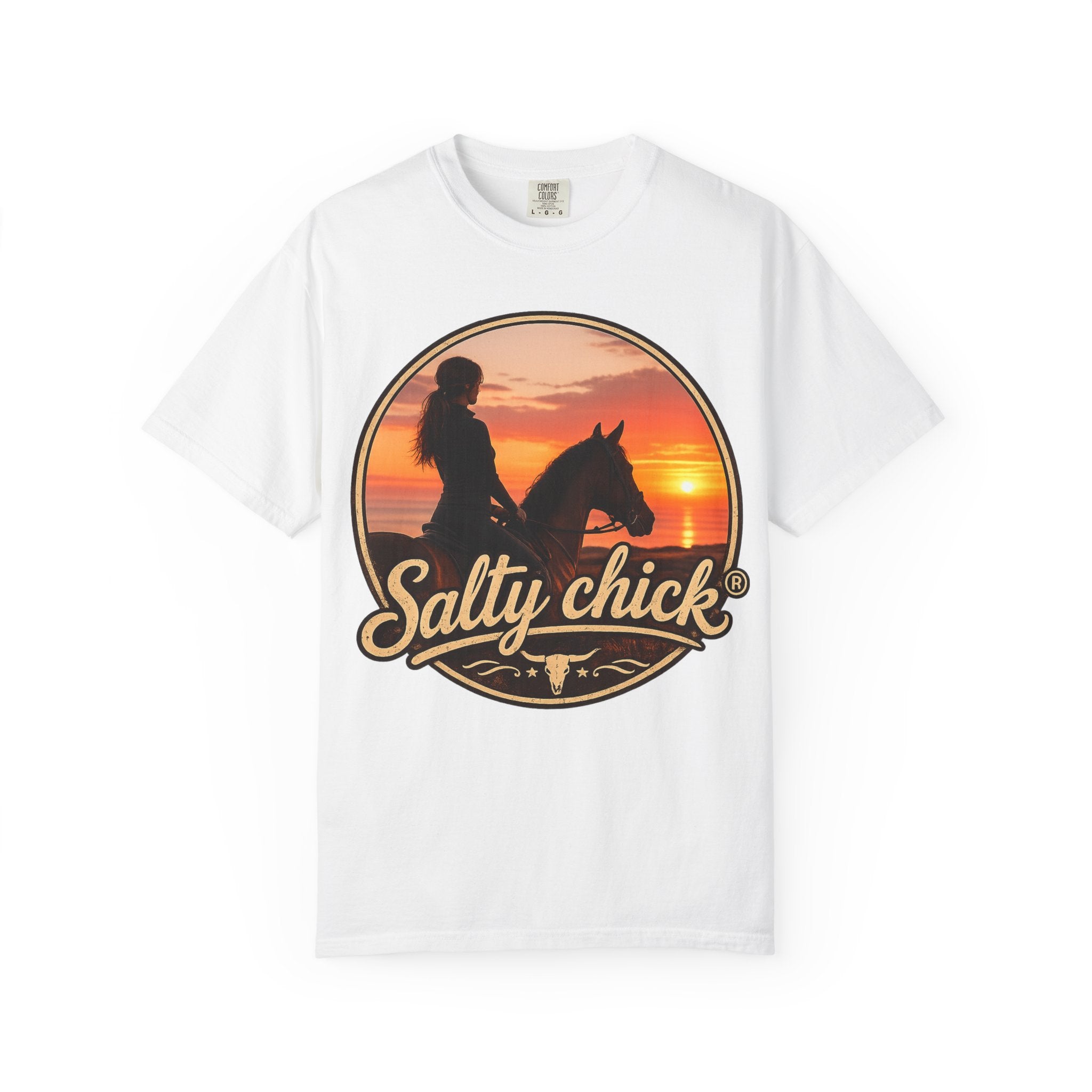 Cotton Horse Sunset T‑Shirt