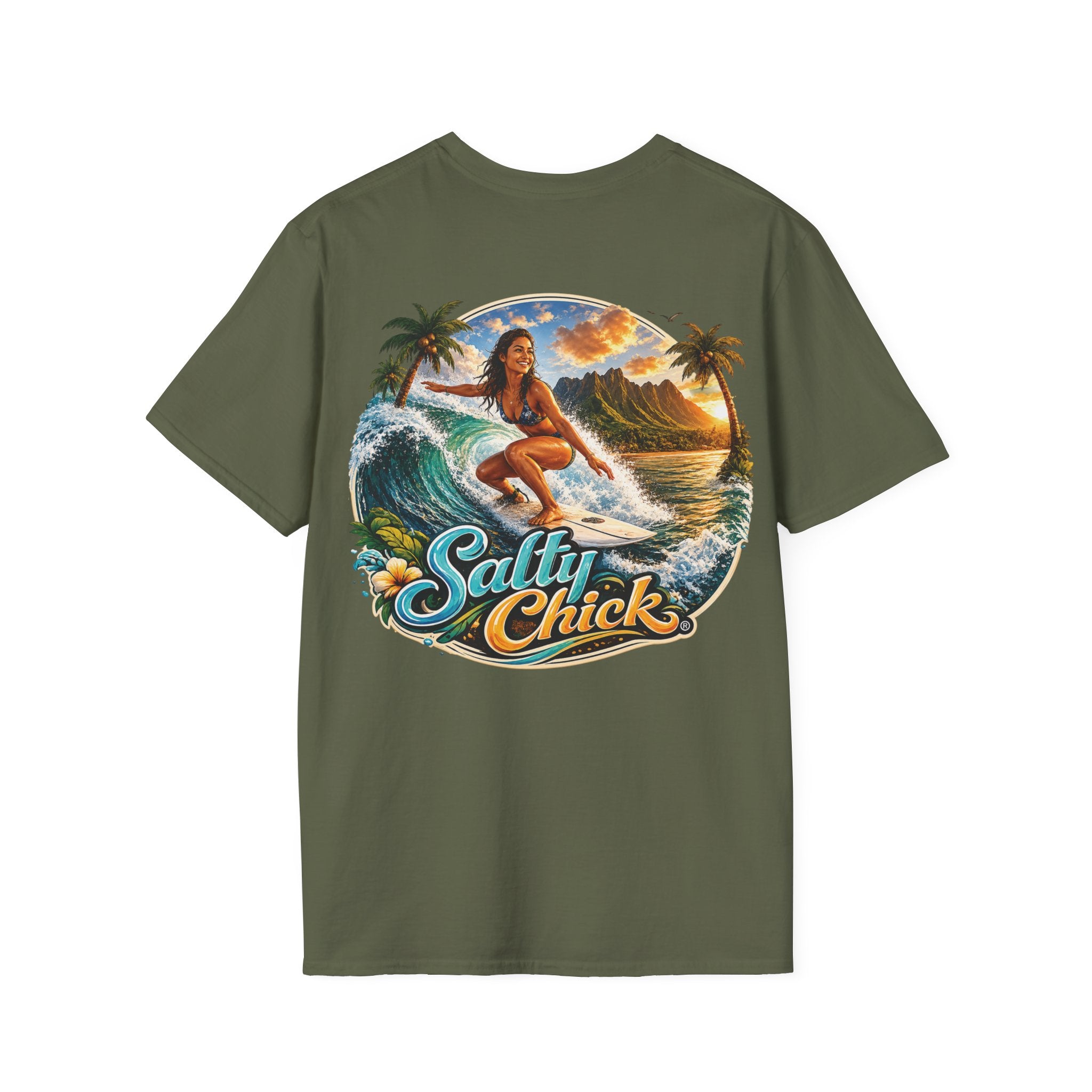 Cotton Tee- Surfer