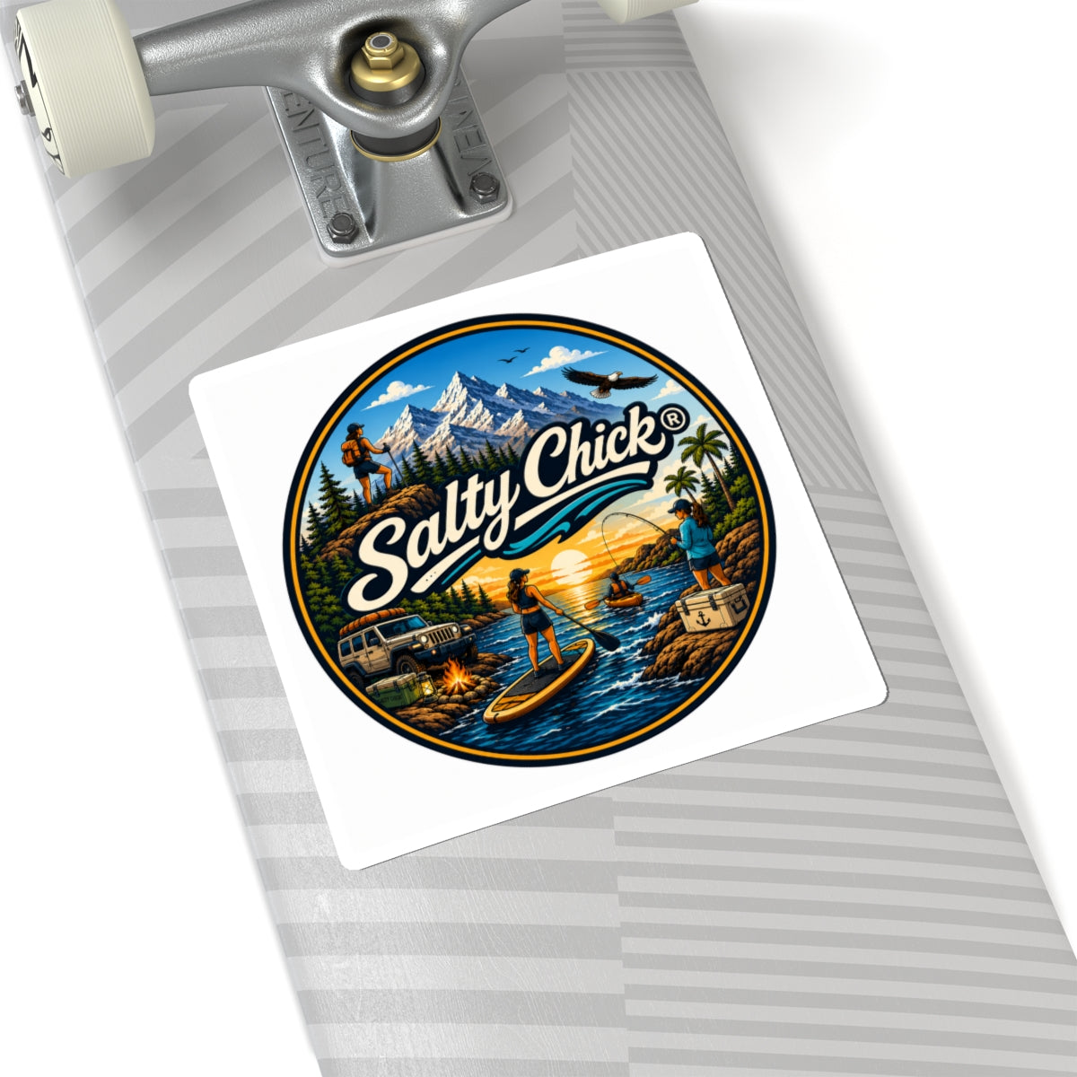 Cut Stick Sticker- Universal logo