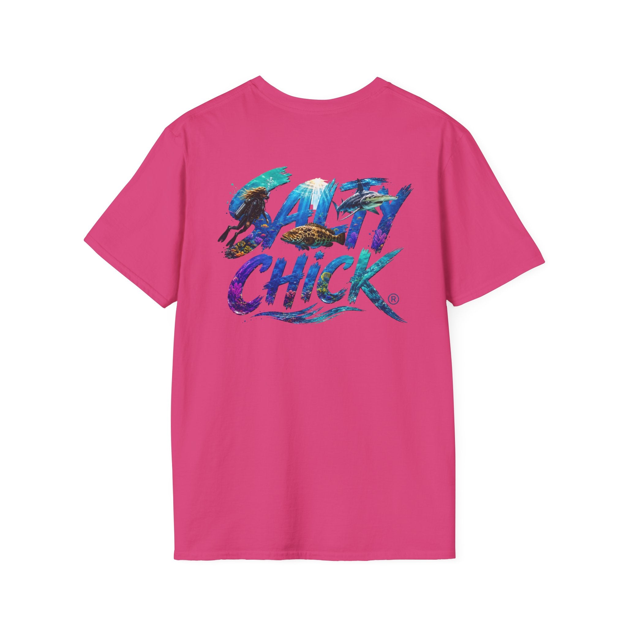 Cotton Tee- Diver lettering