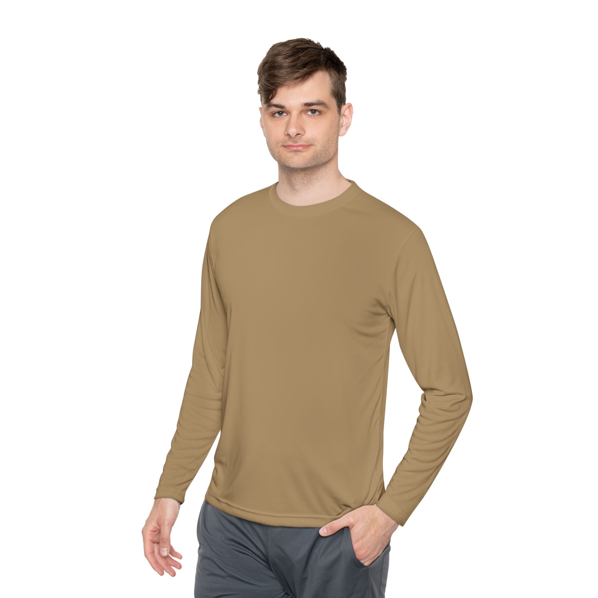 Unisex Moisture Wicking Long Sleeve- Kayakers with Manatees