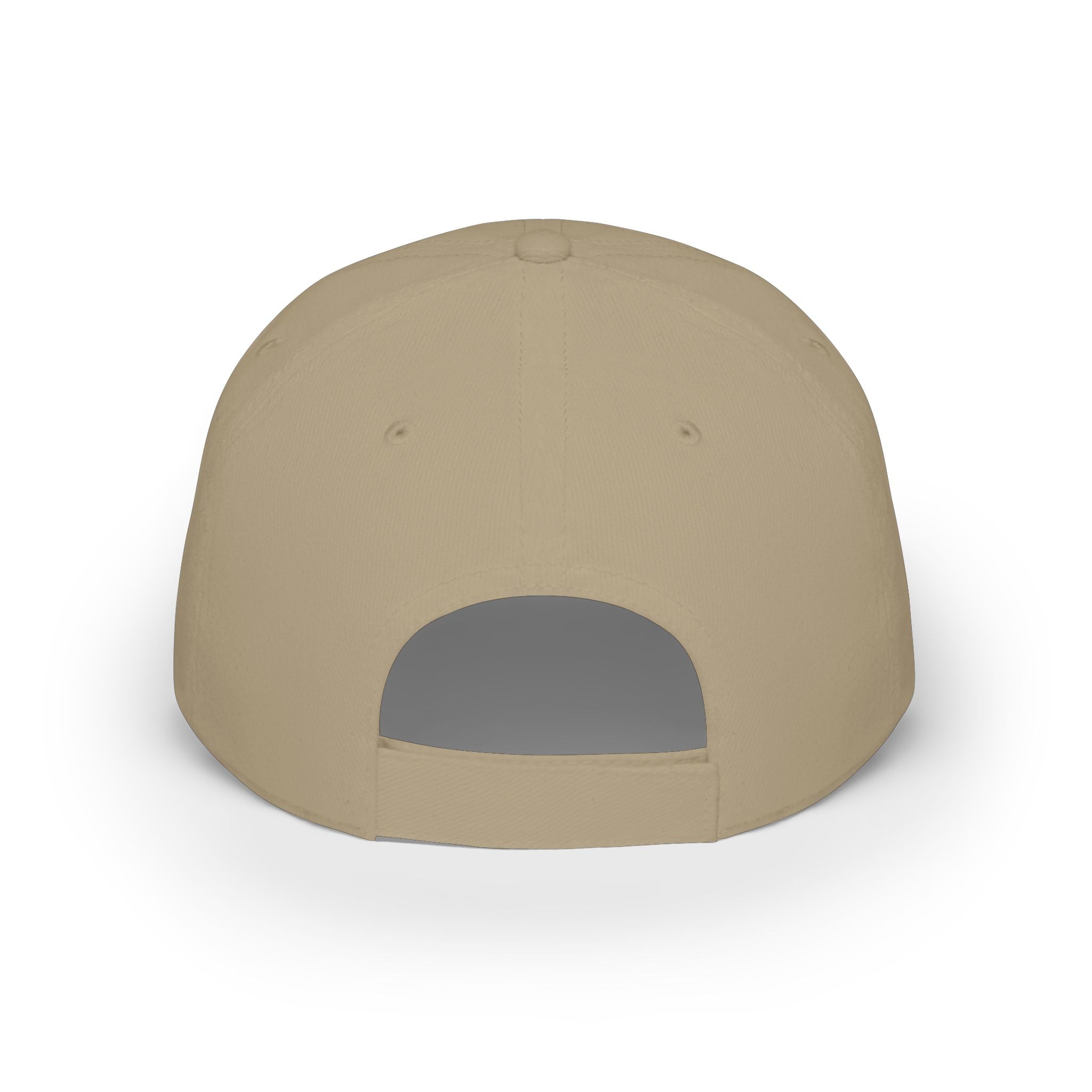 Low Profile Baseball Cap, embroidered Fishing logo