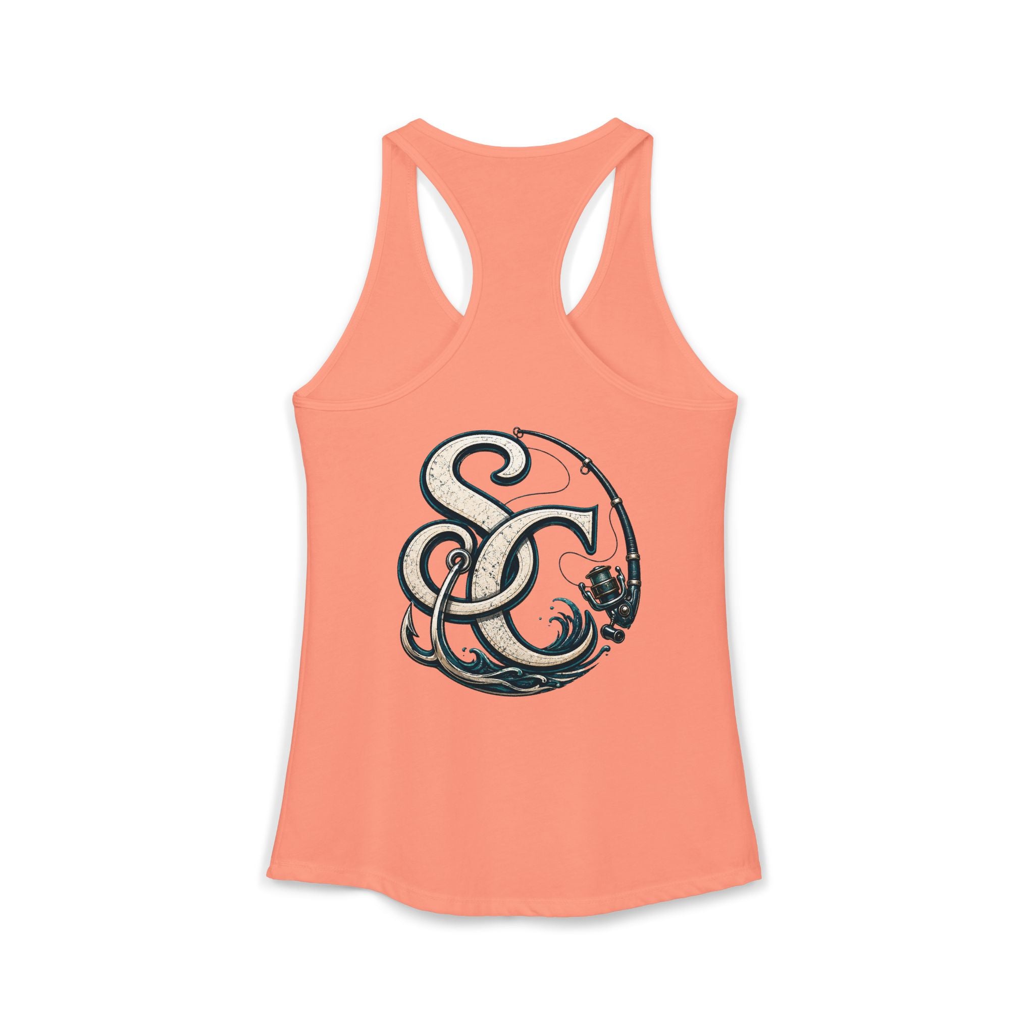 Performance Racerback Tank-SC fishing logo