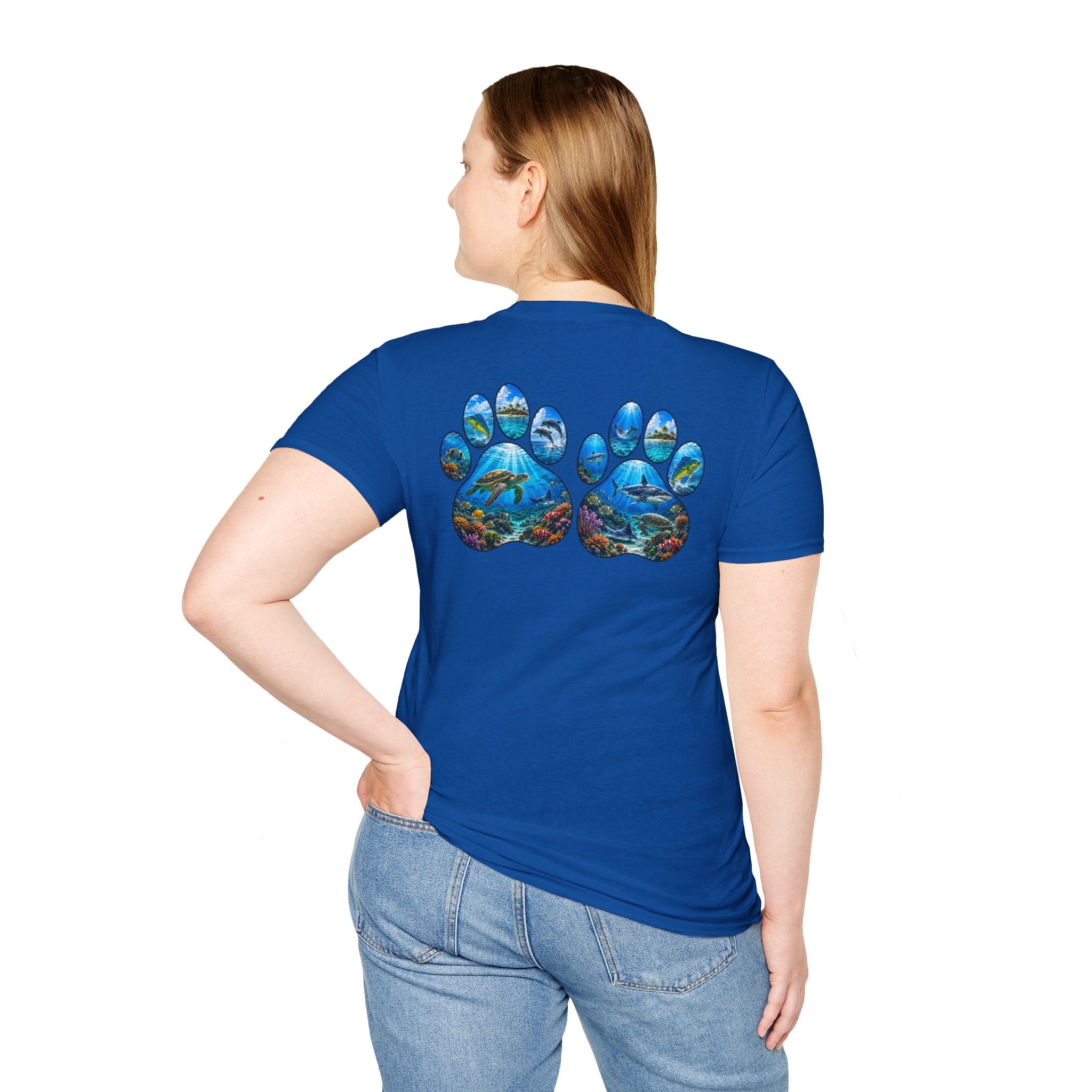 Cotton Tee- Dog Paws