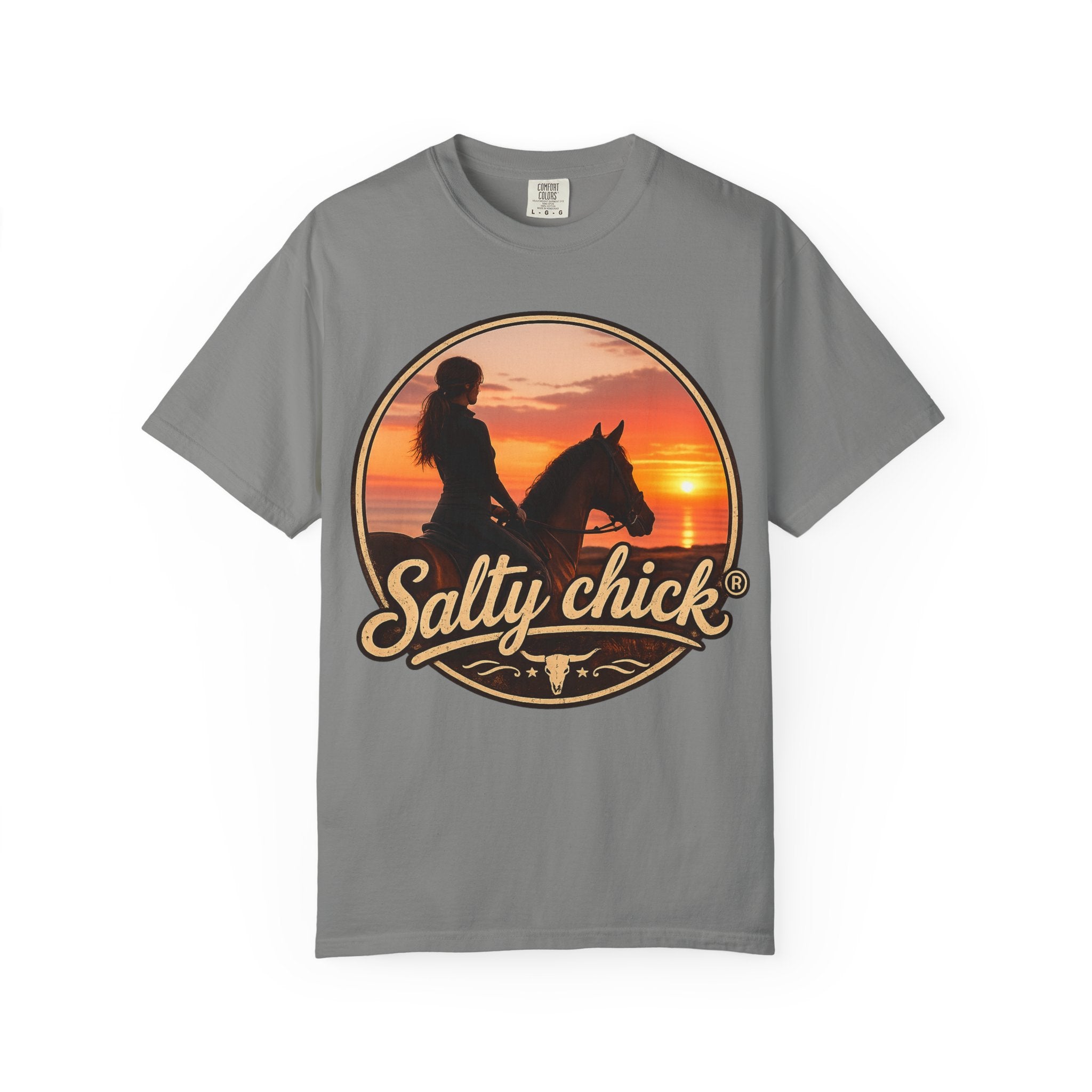 Cotton Horse Sunset T‑Shirt