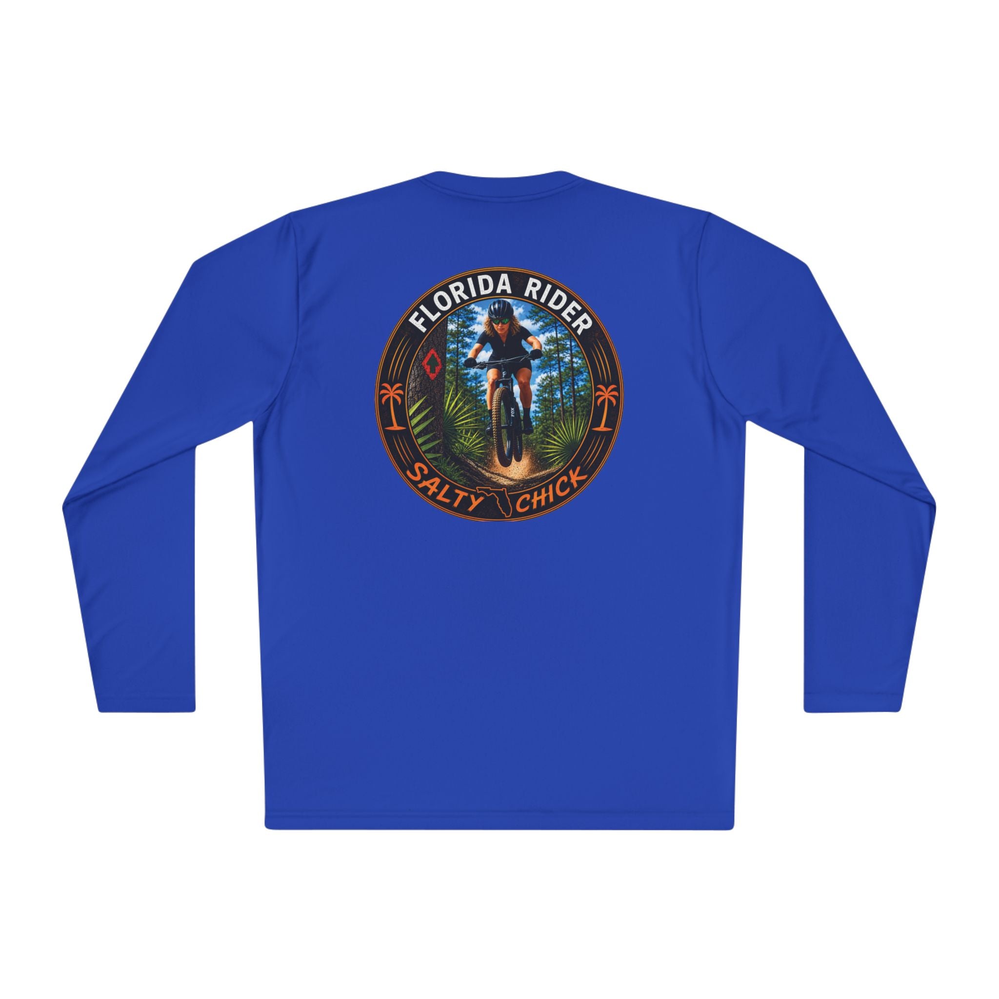 Unisex Moisture Wicking Long Sleeve- Mountain Biker