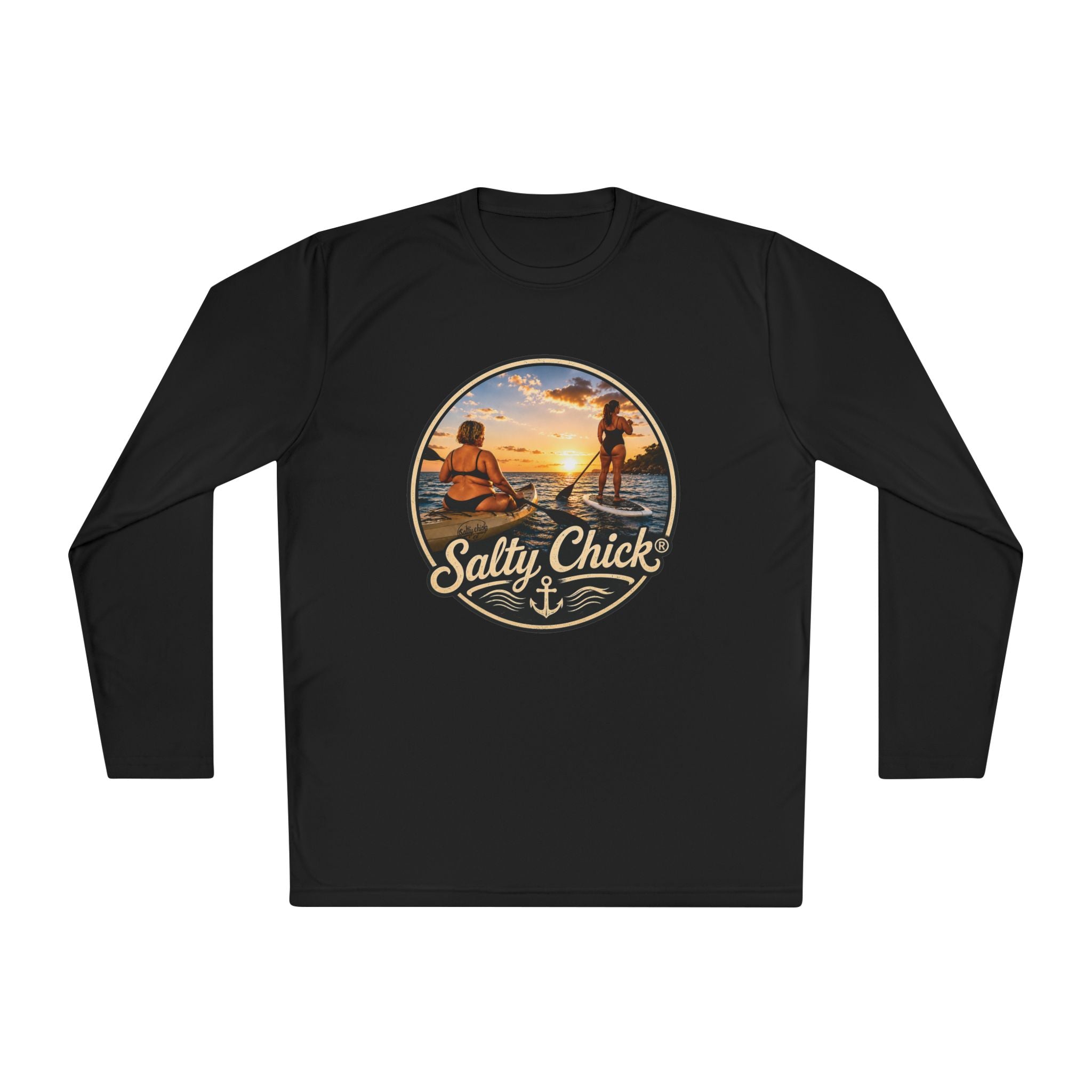 Unisex moisture wicking kayak/paddleboard Long Sleeve Tee