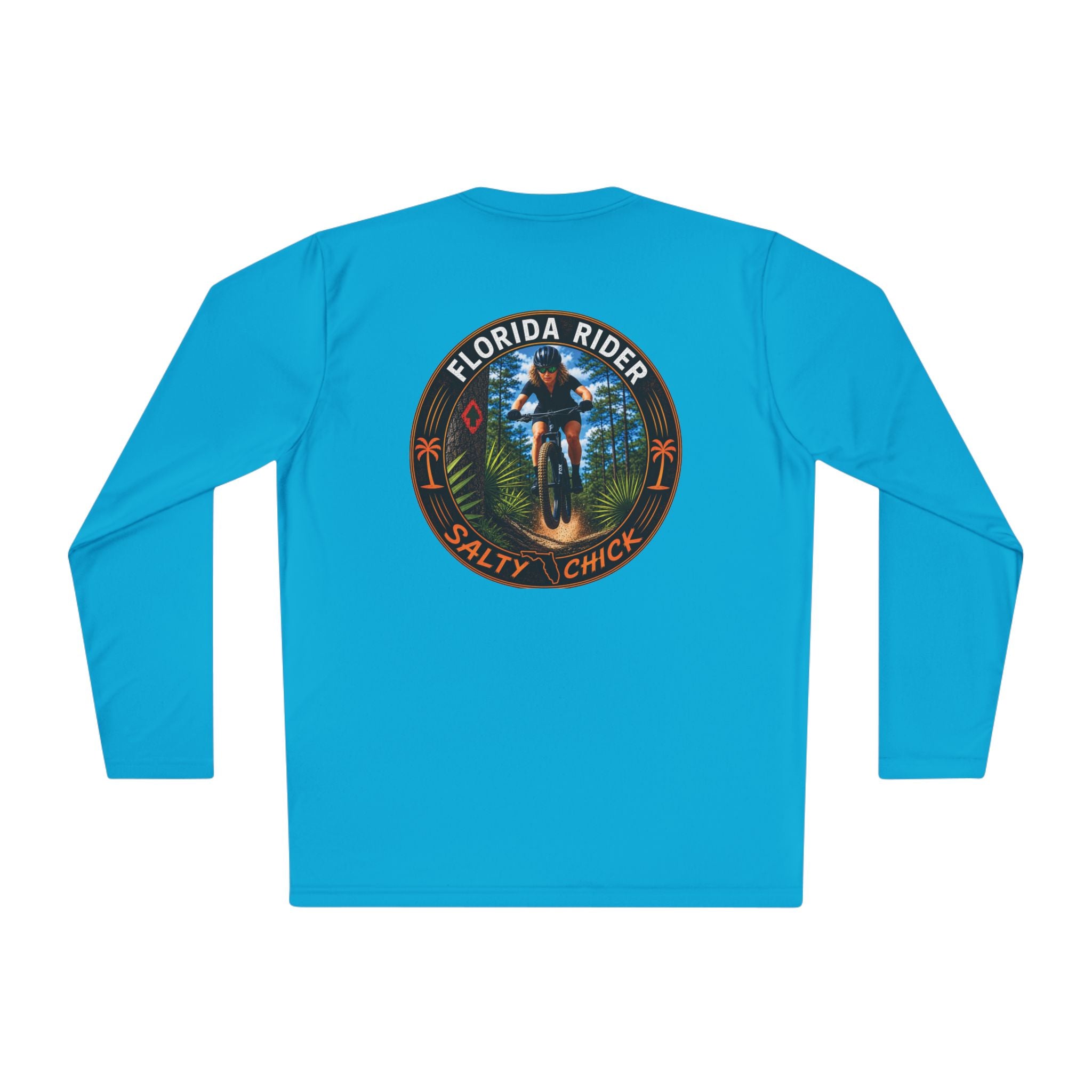 Unisex Moisture Wicking Long Sleeve- Mountain Biker