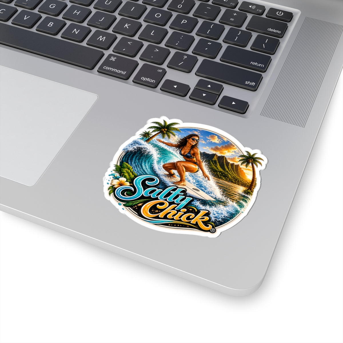 Cut Stick Sticker- Surfing