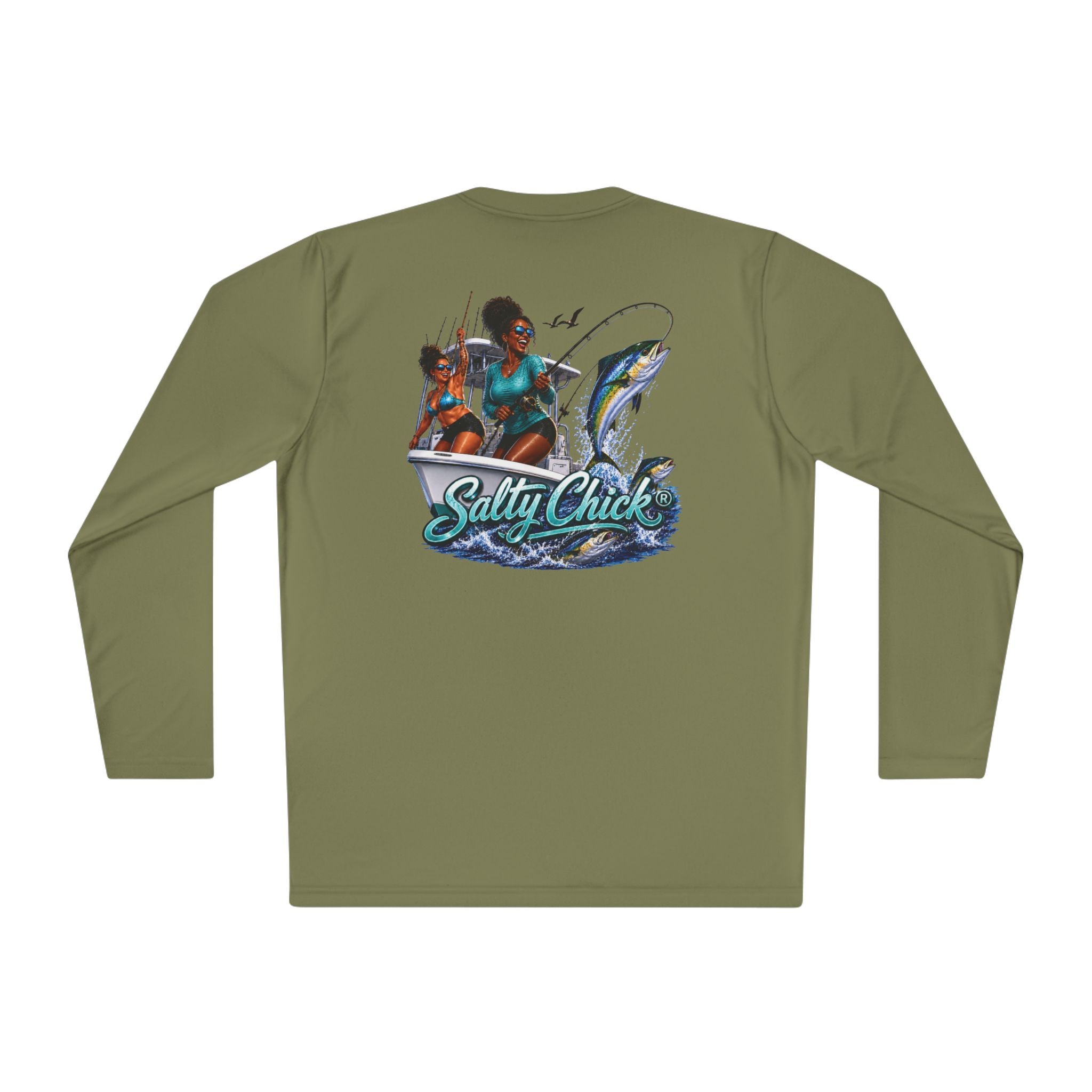 Unisex moisture wicking Long Sleeve fishing Tee