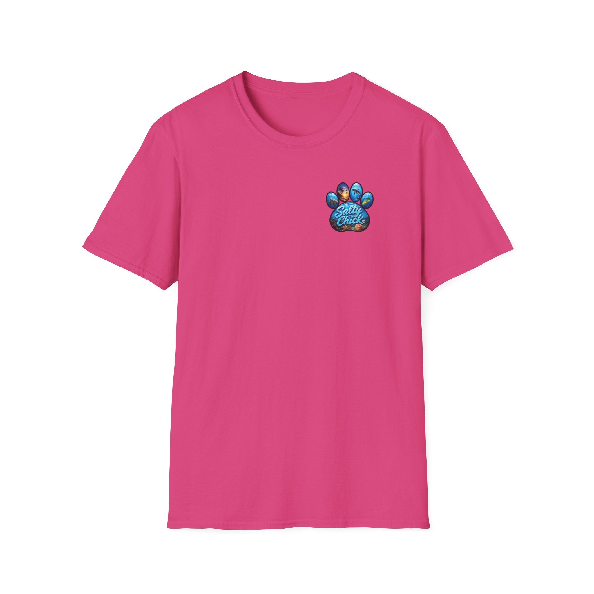 Cotton Tee- Beach days are better with four paws