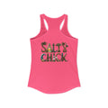 Performance Racerback Tank-Land Salty Chick lettering