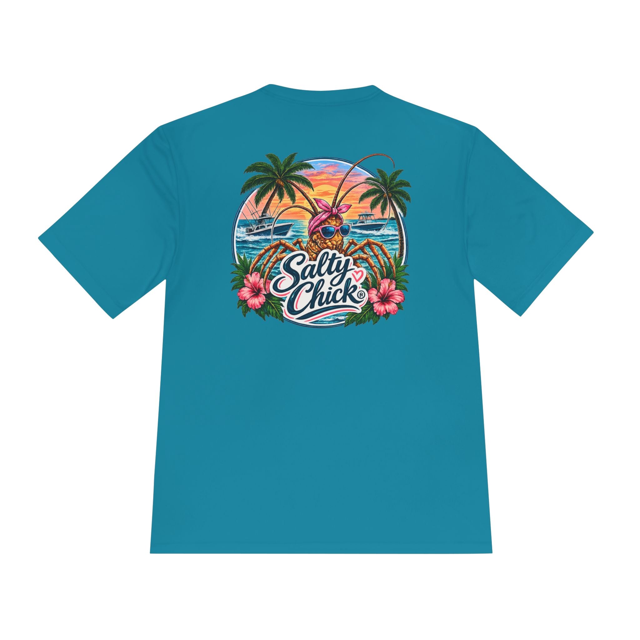 Unisex Moisture Wicking Tee- Lobstering 2