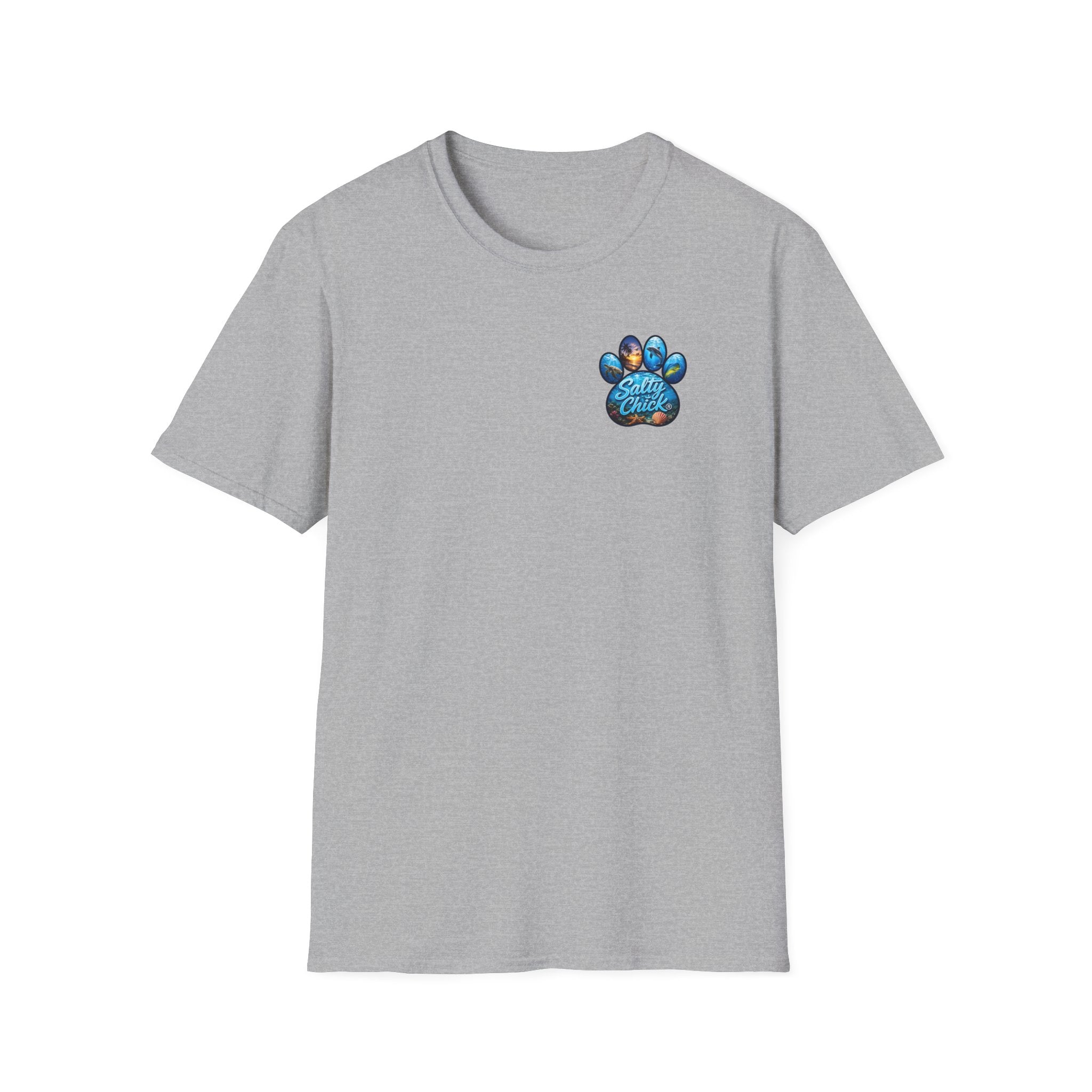 Cotton Tee- Beach days are better with four paws