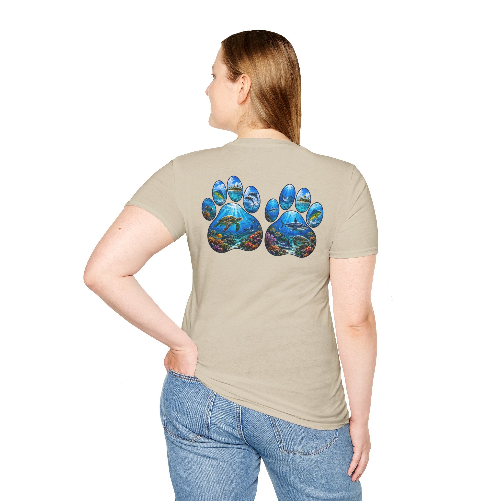 Cotton Tee- Dog Paws