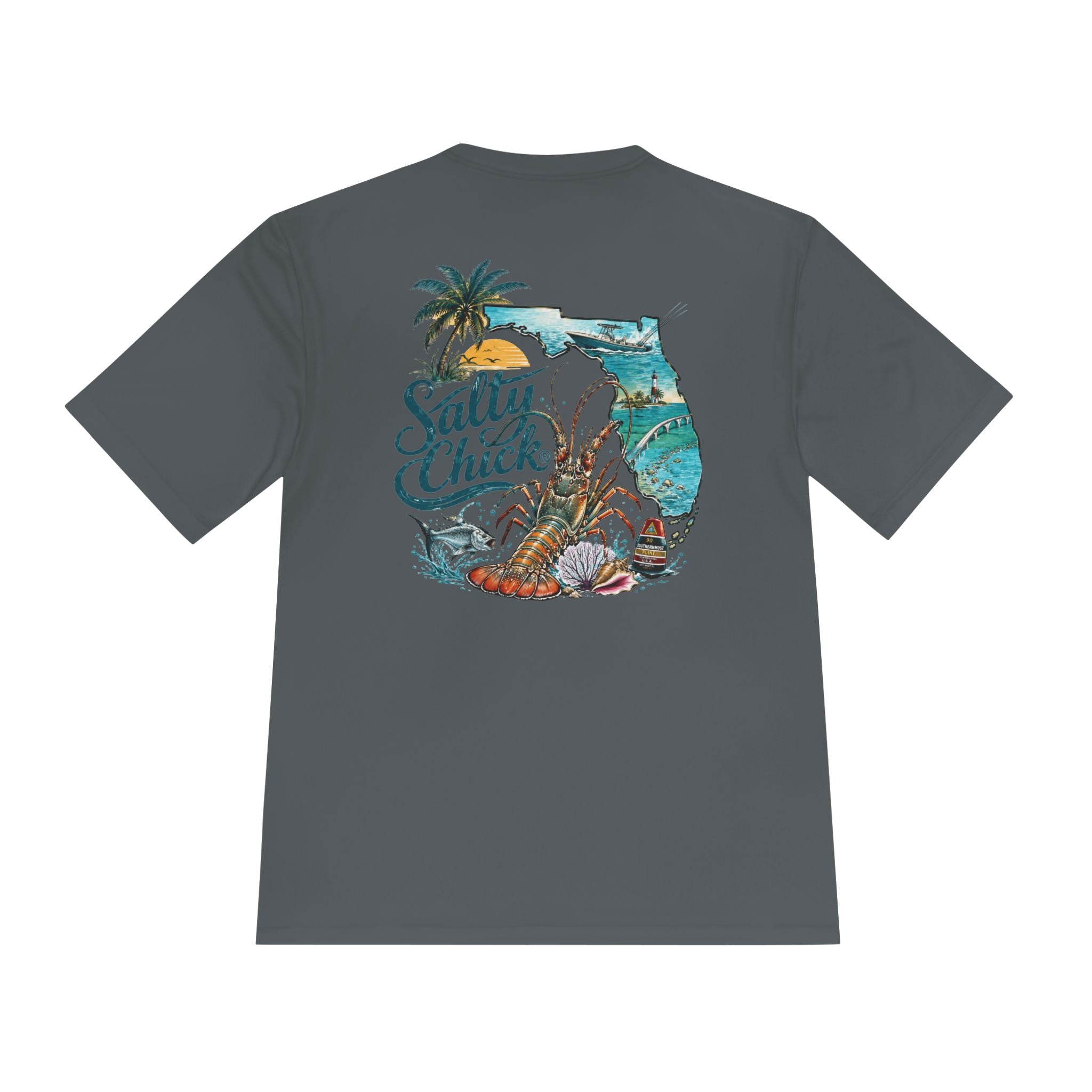 Unisex Moisture Wicking Tee- Lobstering 3