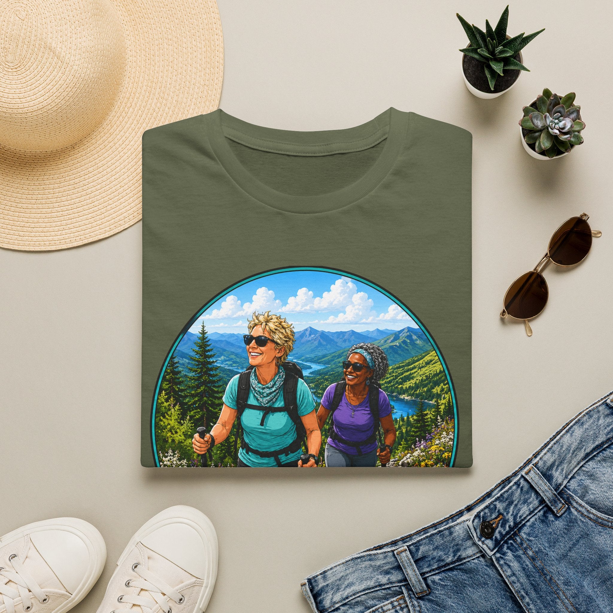 Cotton Tee- Hiking