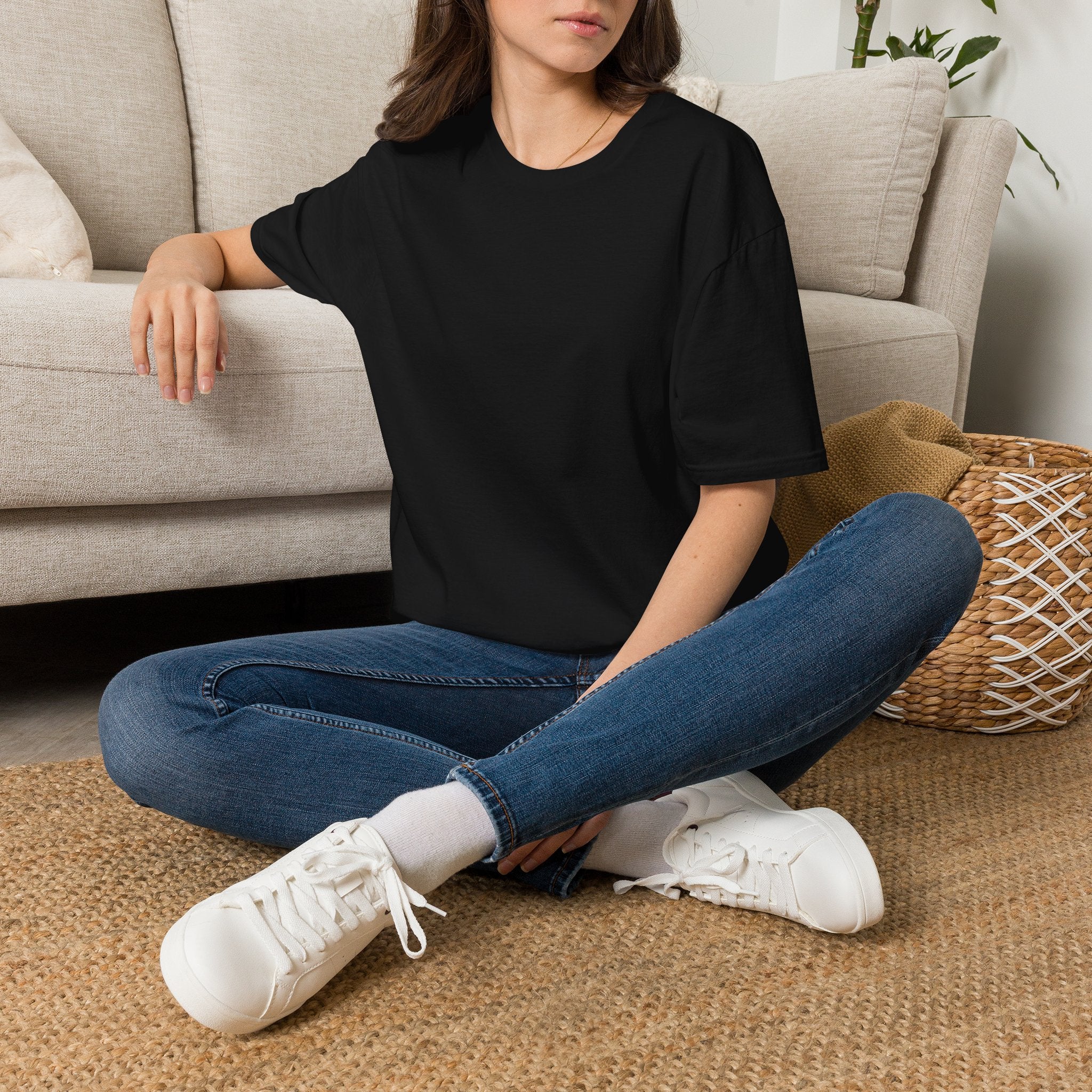 Cotton Front Design Tee- Girly