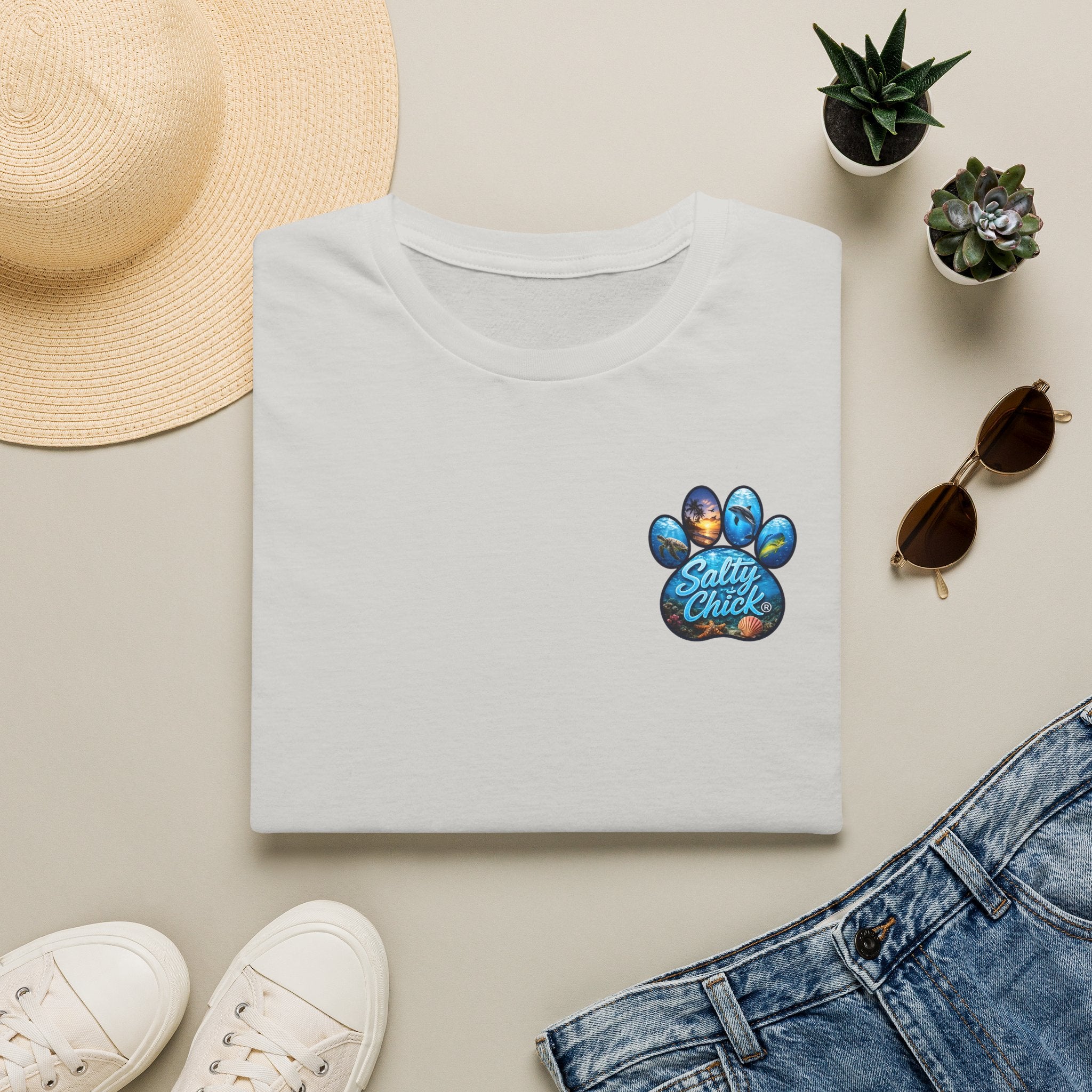 Cotton Tee- Dog Paws
