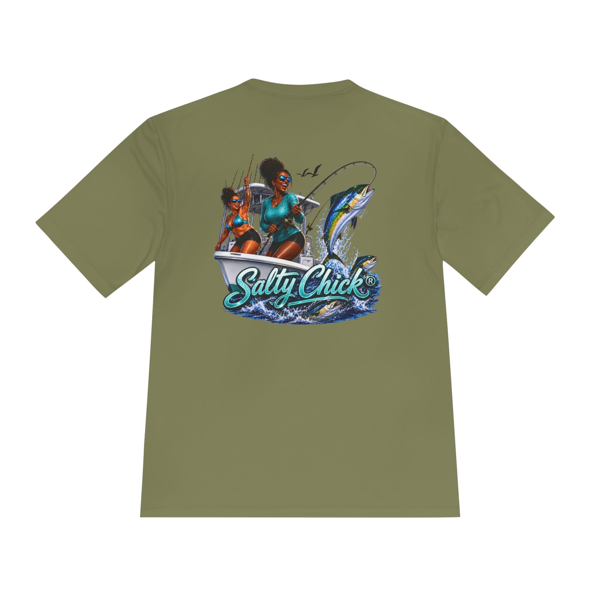 Unisex Moisture Wicking fishing Tee