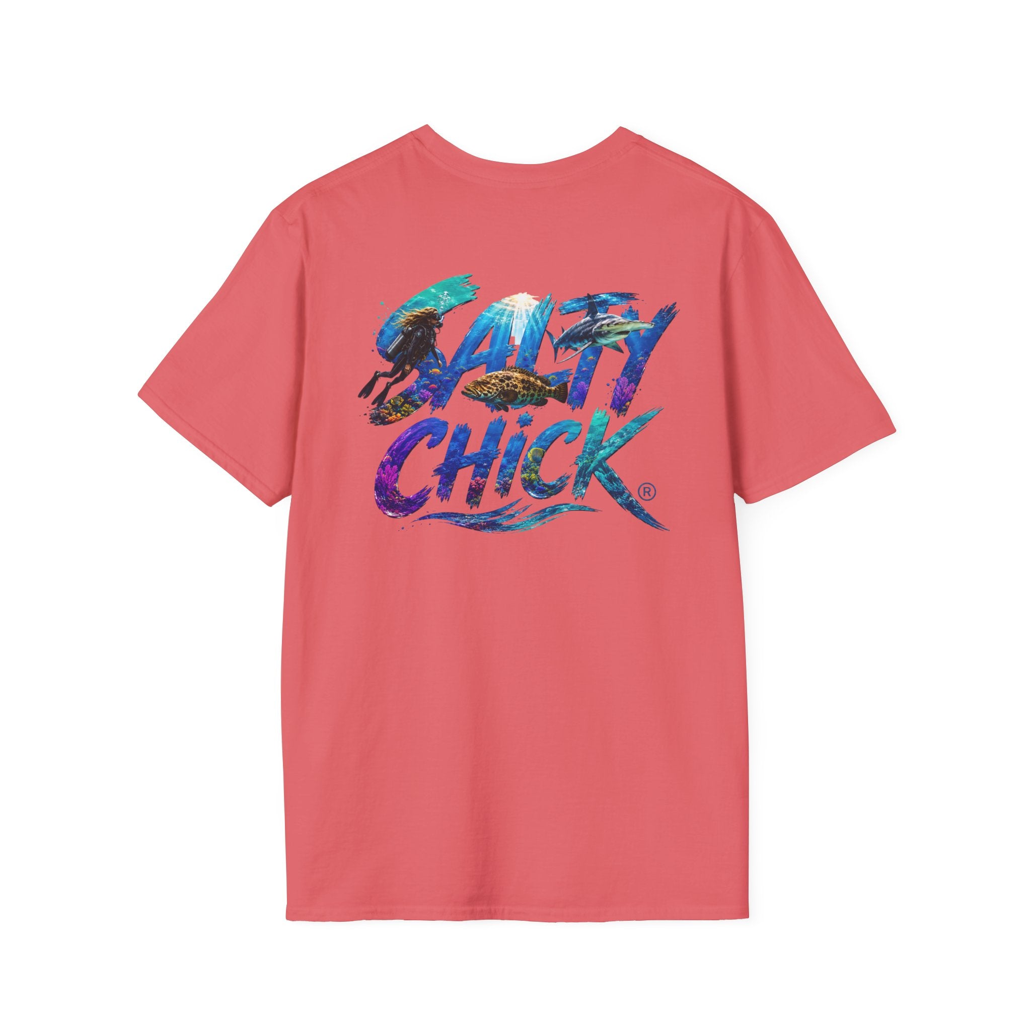 Cotton Tee- Diver lettering