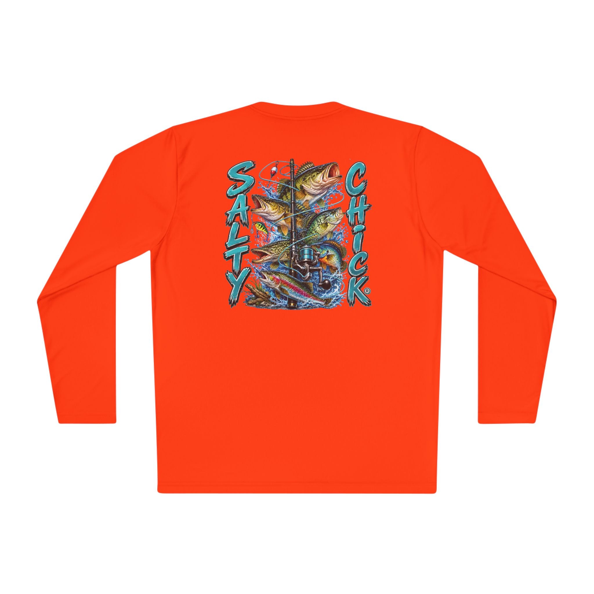 Unisex Moisture Wicking Long Sleeve- Freshwater fish