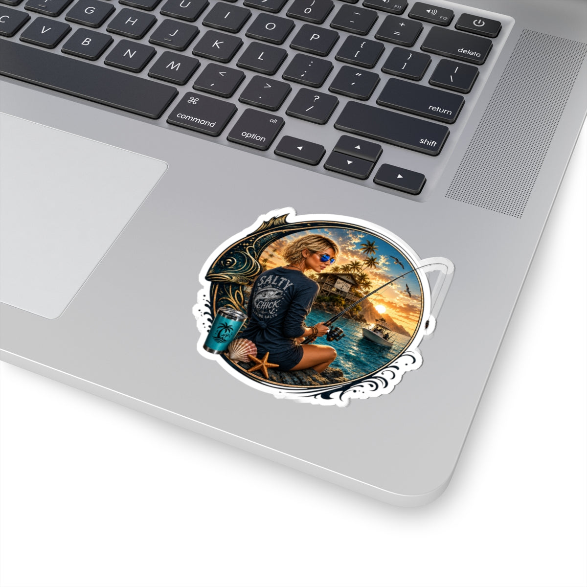 Copy of Cut stick stickers- Fishing