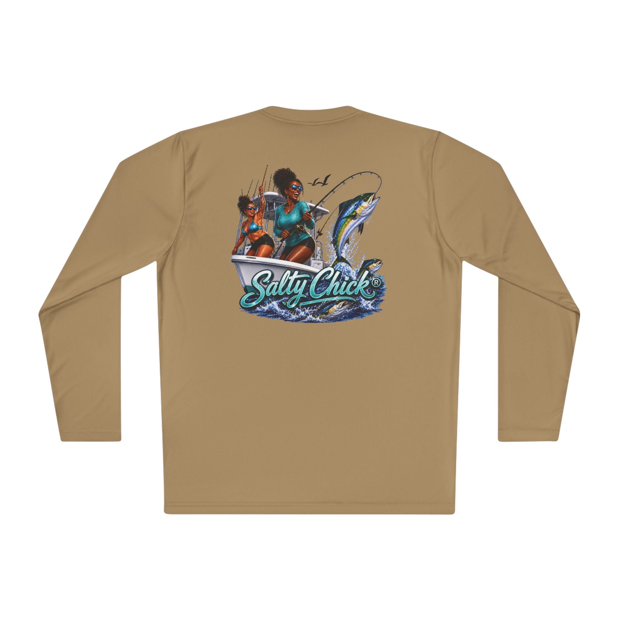 Unisex moisture wicking Long Sleeve fishing Tee