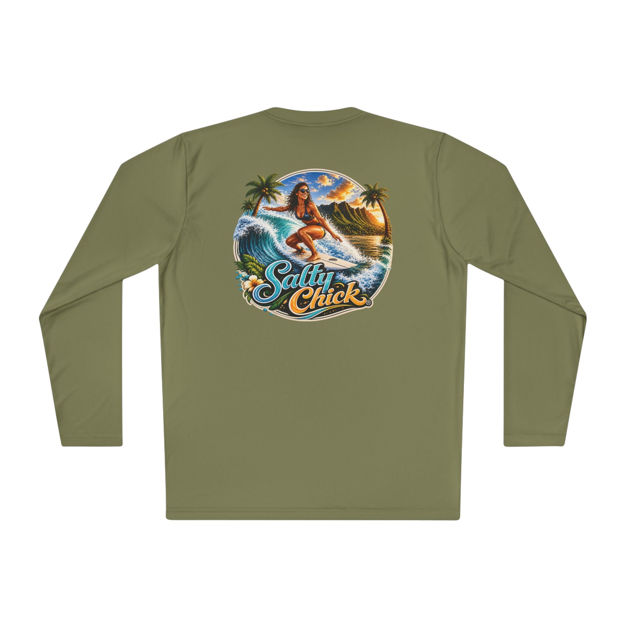 Unisex Moisture Wicking Long Sleeve- Surfer