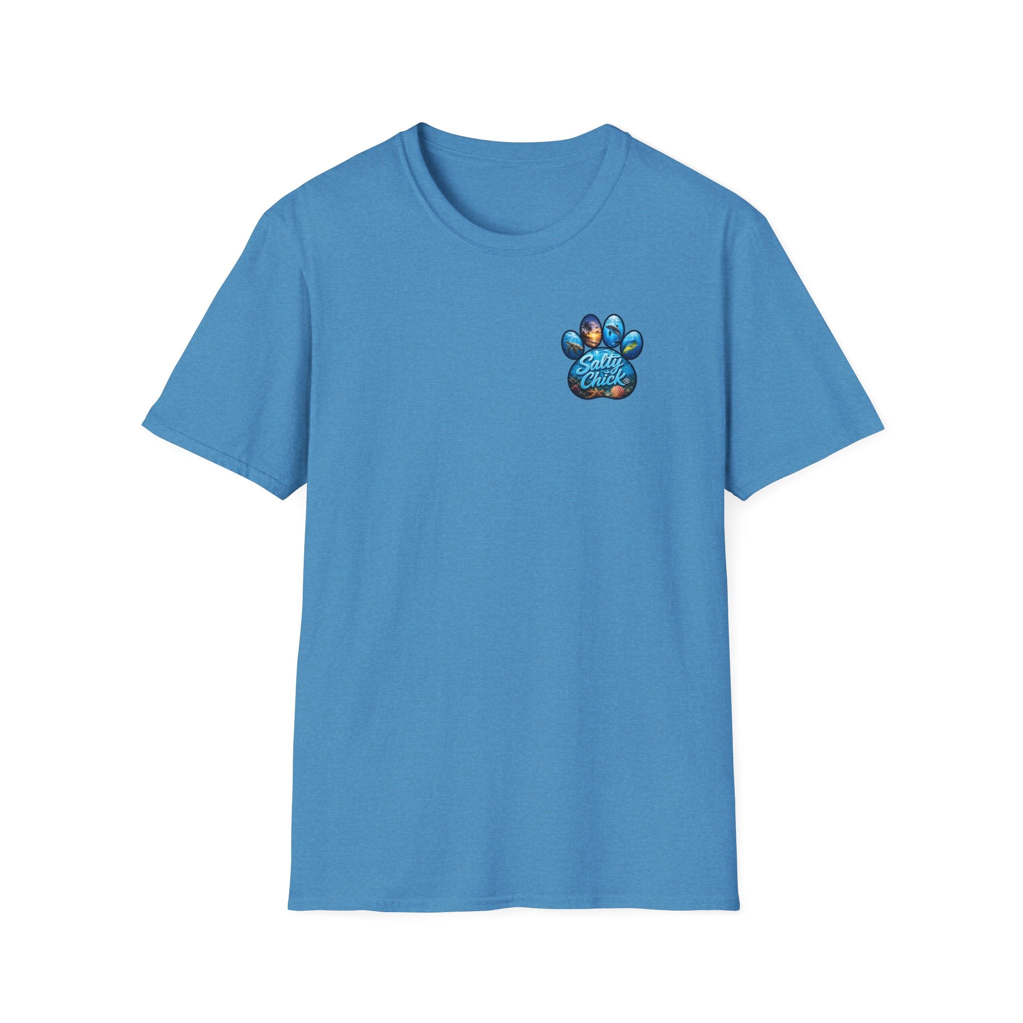 Cotton Tee- Beach days are better with four paws