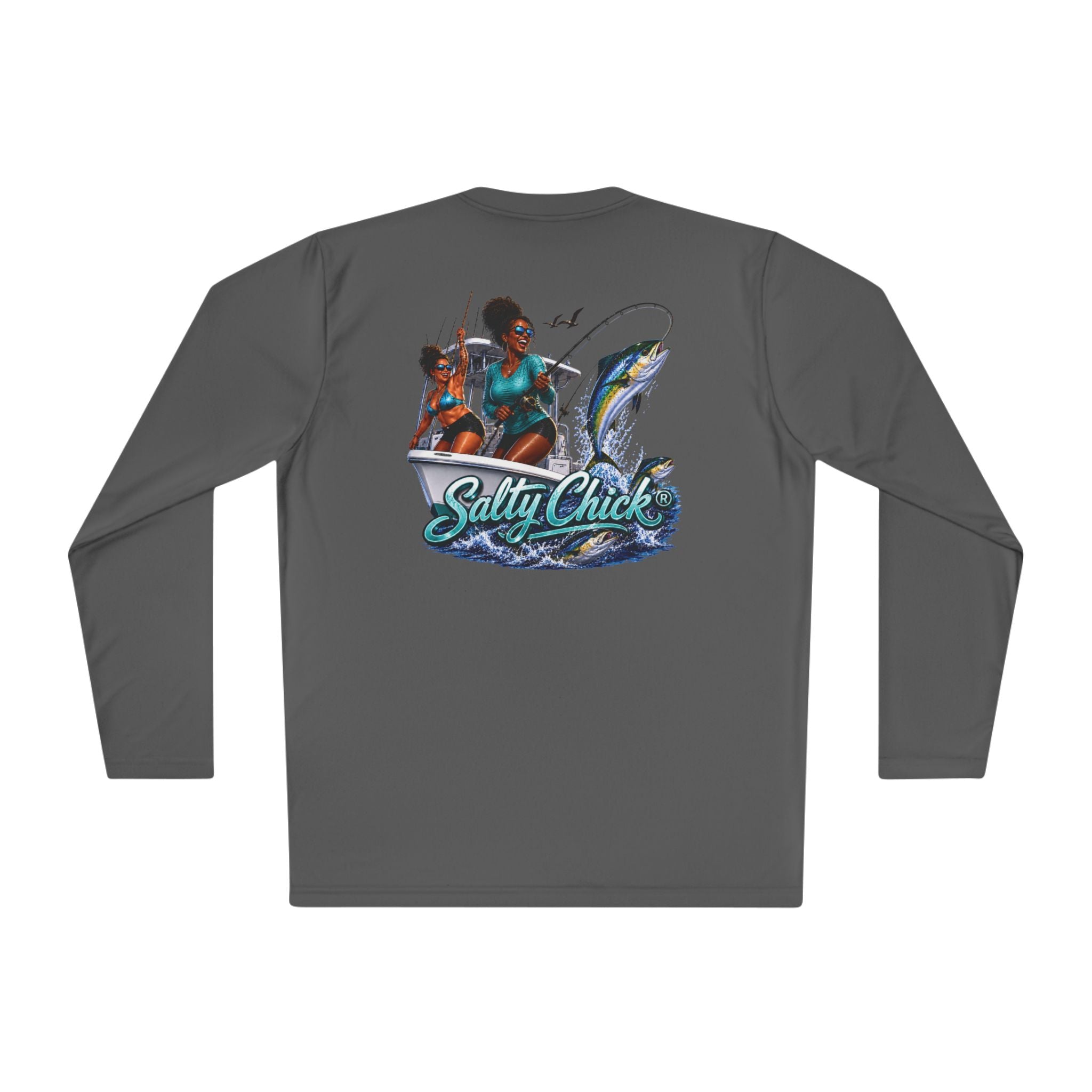 Unisex moisture wicking Long Sleeve fishing Tee