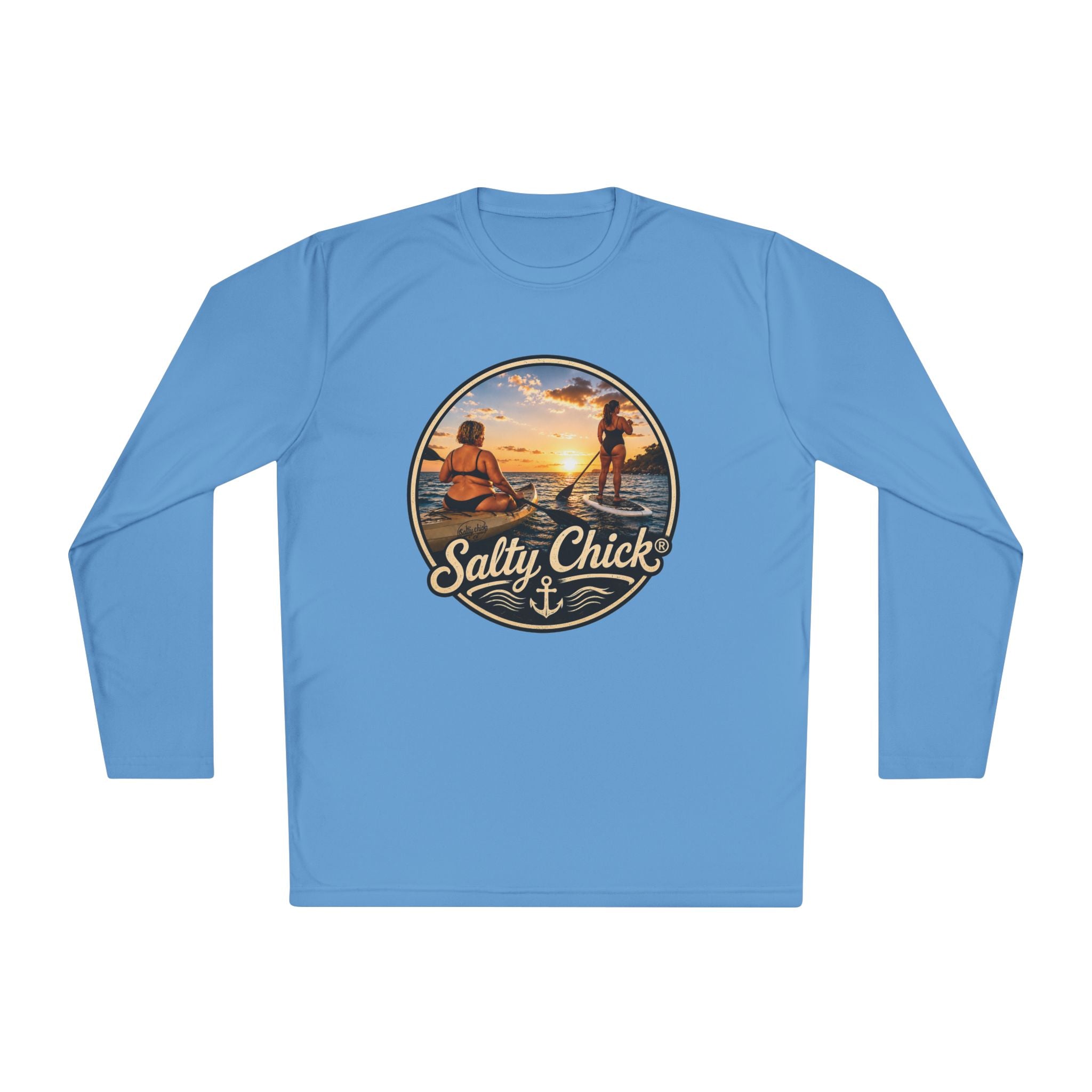 Unisex moisture wicking kayak/paddleboard Long Sleeve Tee