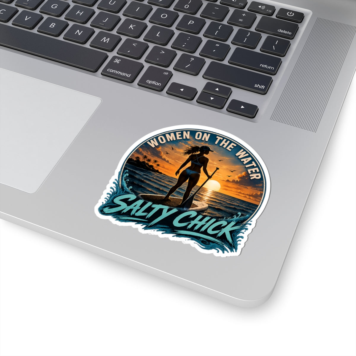 Cut Stick Sticker- Paddle boarder
