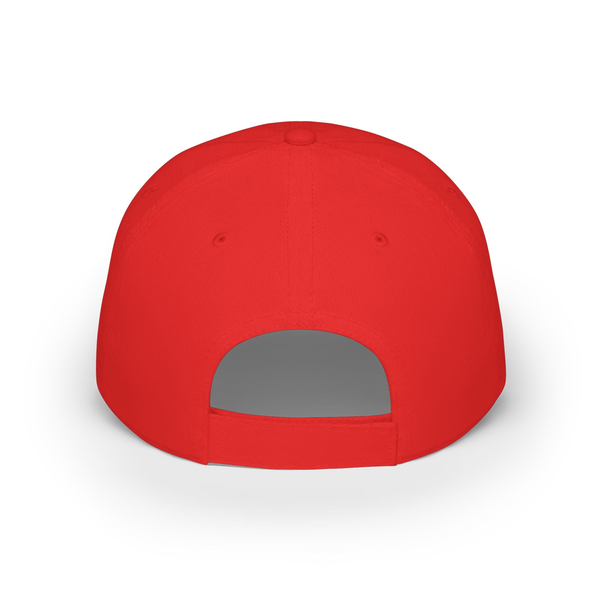 Low Profile Baseball Cap, embroidered Fishing logo