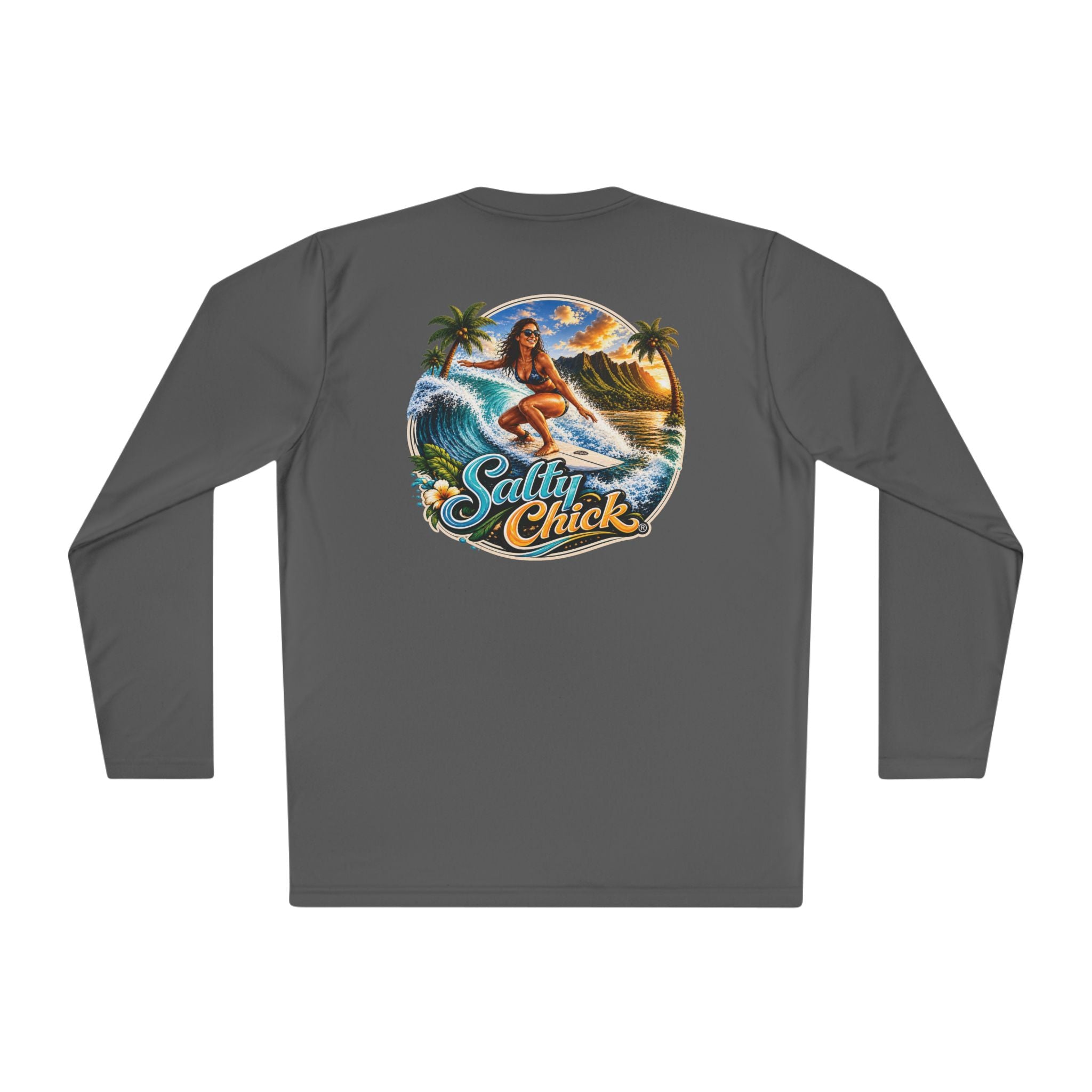 Unisex Moisture Wicking Long Sleeve- Surfer