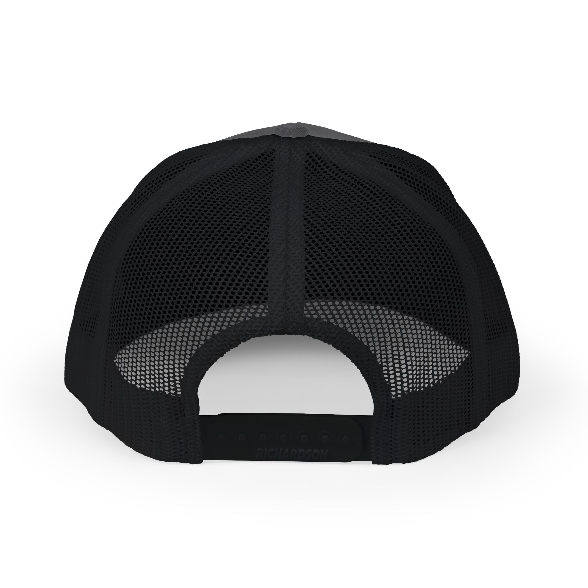 Embroidered Trucker Snapback Hat-Salty Chick lettering