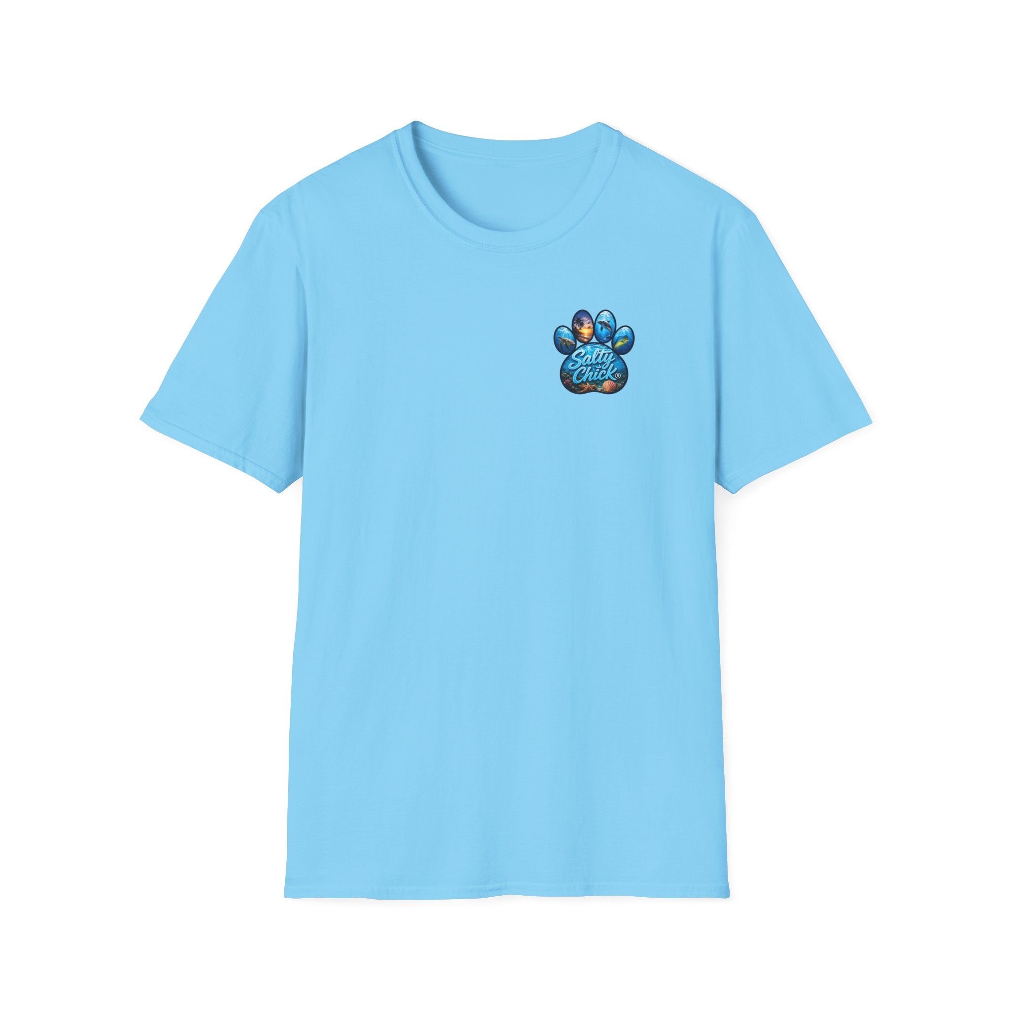 Cotton Tee- Beach days are better with four paws
