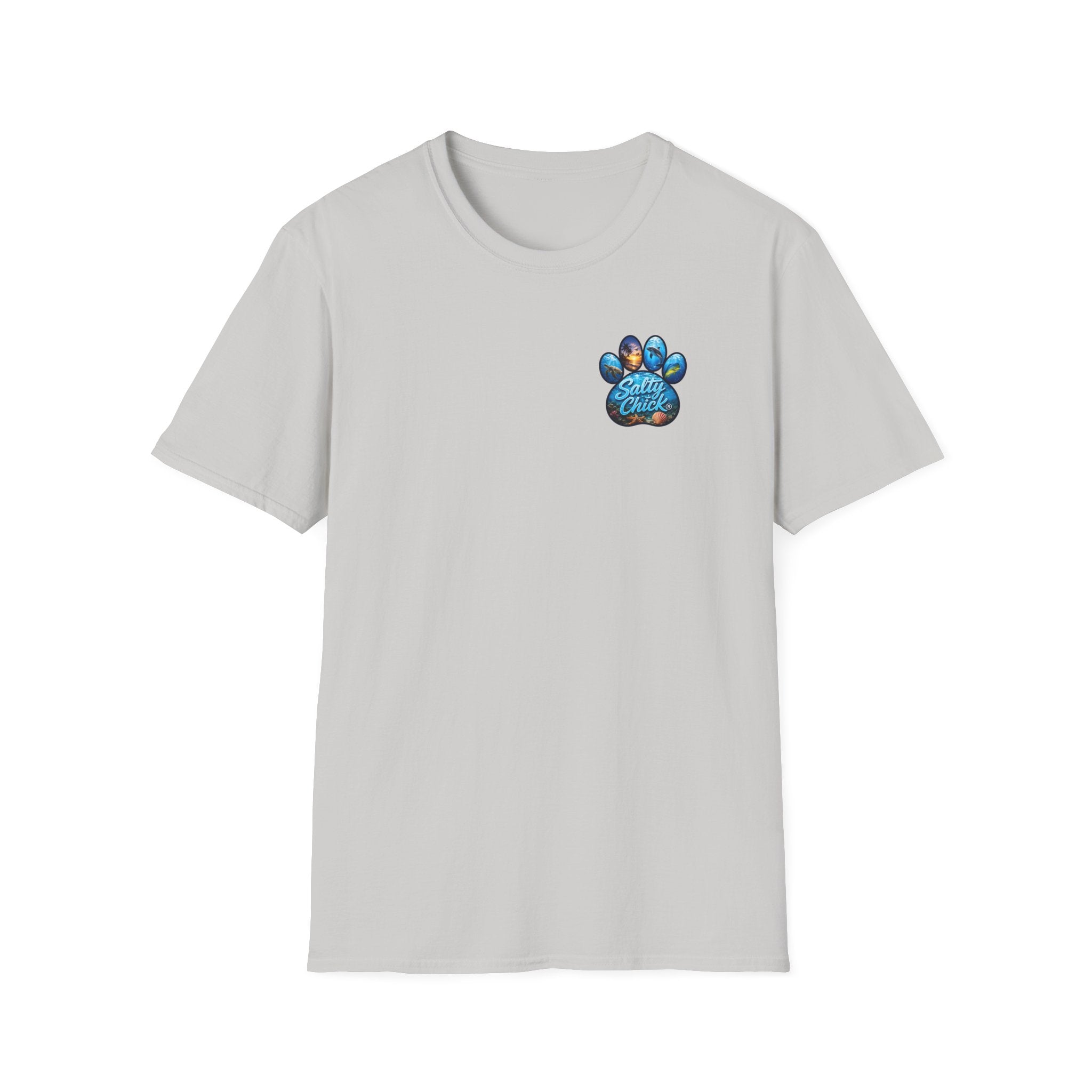 Cotton Tee- Beach days are better with four paws