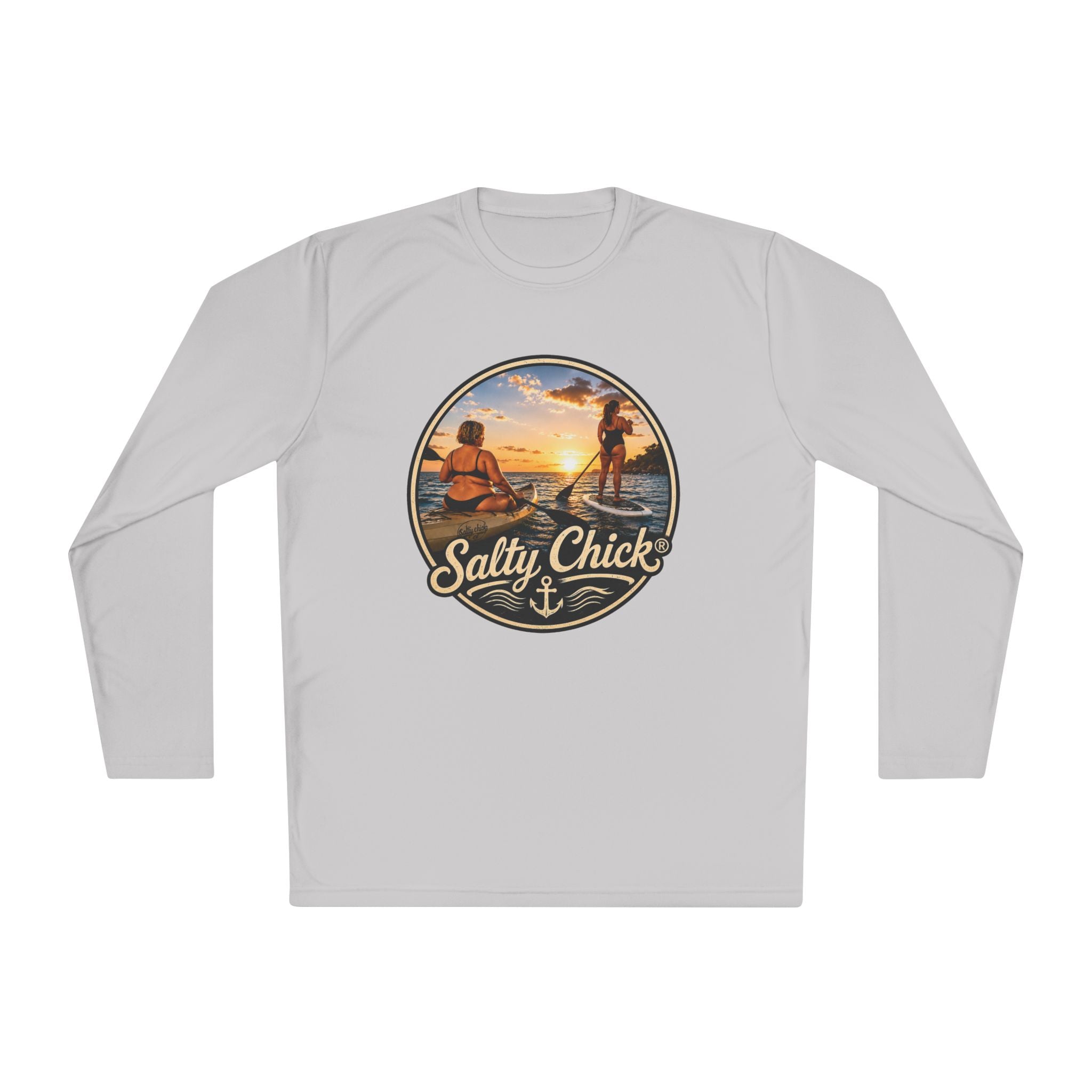 Unisex moisture wicking kayak/paddleboard Long Sleeve Tee