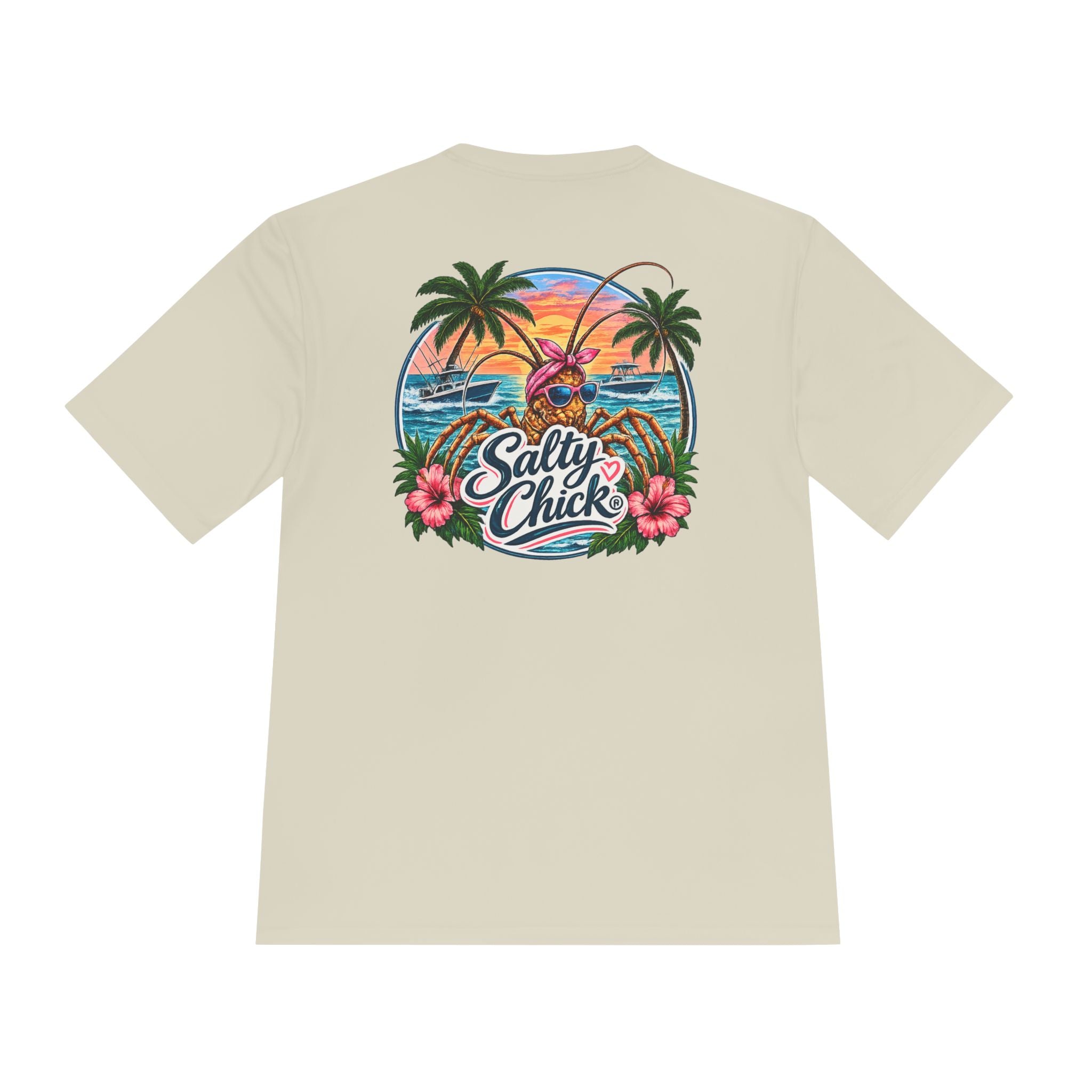 Unisex Moisture Wicking Tee- Lobstering 2