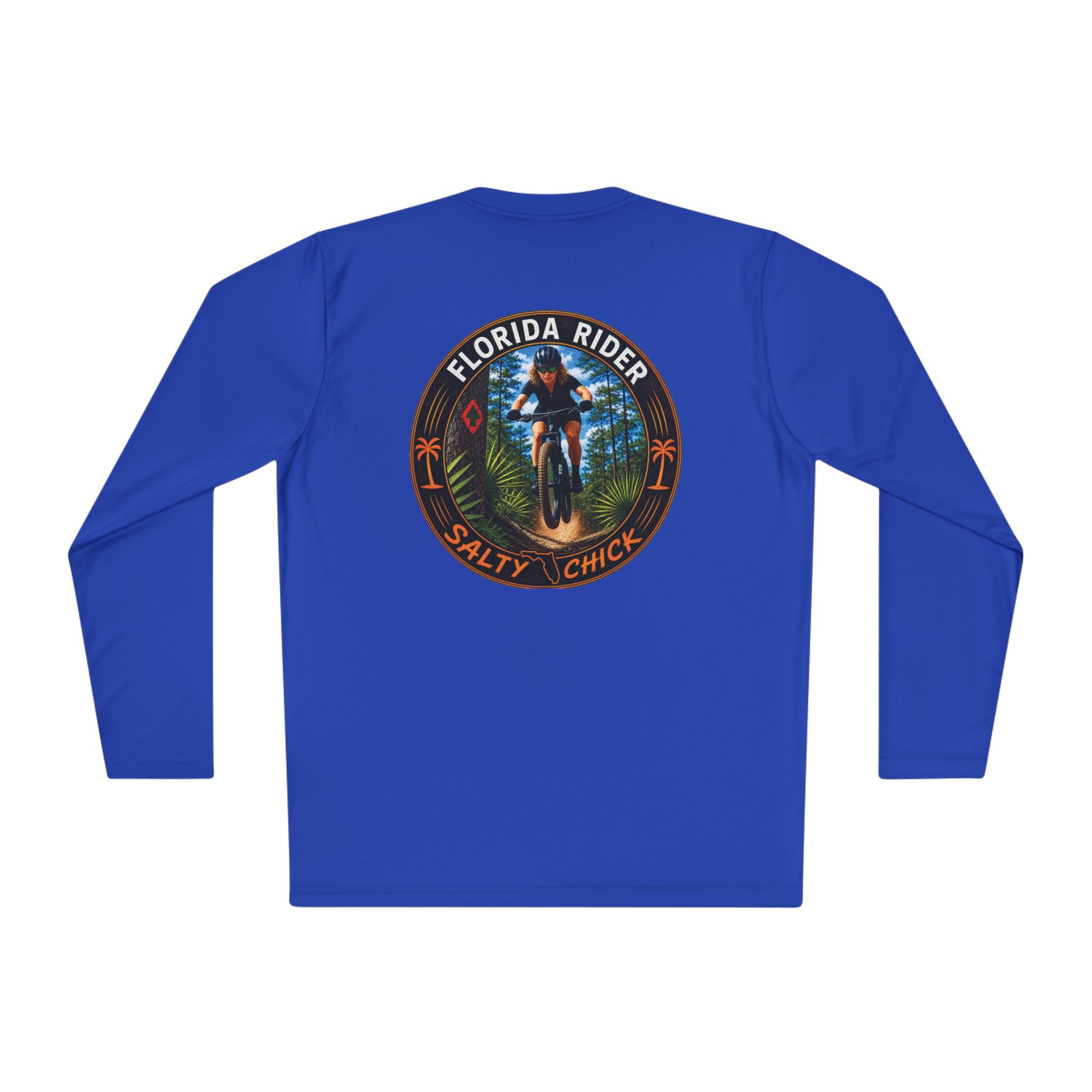 Unisex Moisture Wicking Long Sleeve- Mountain Biker