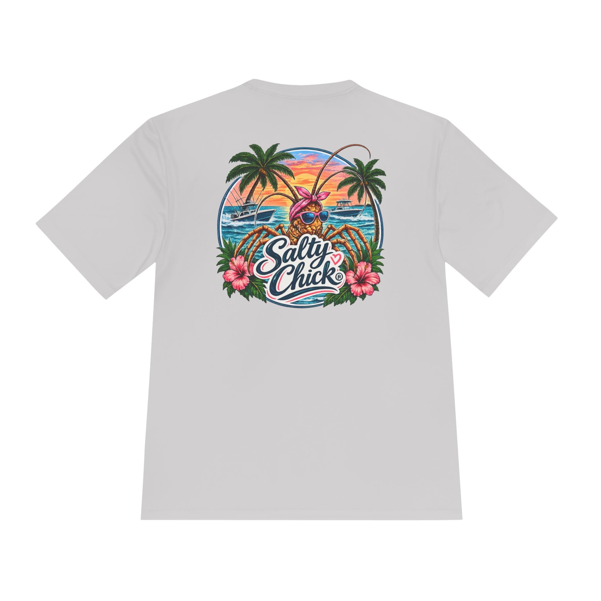 Unisex Moisture Wicking Tee- Lobstering 2