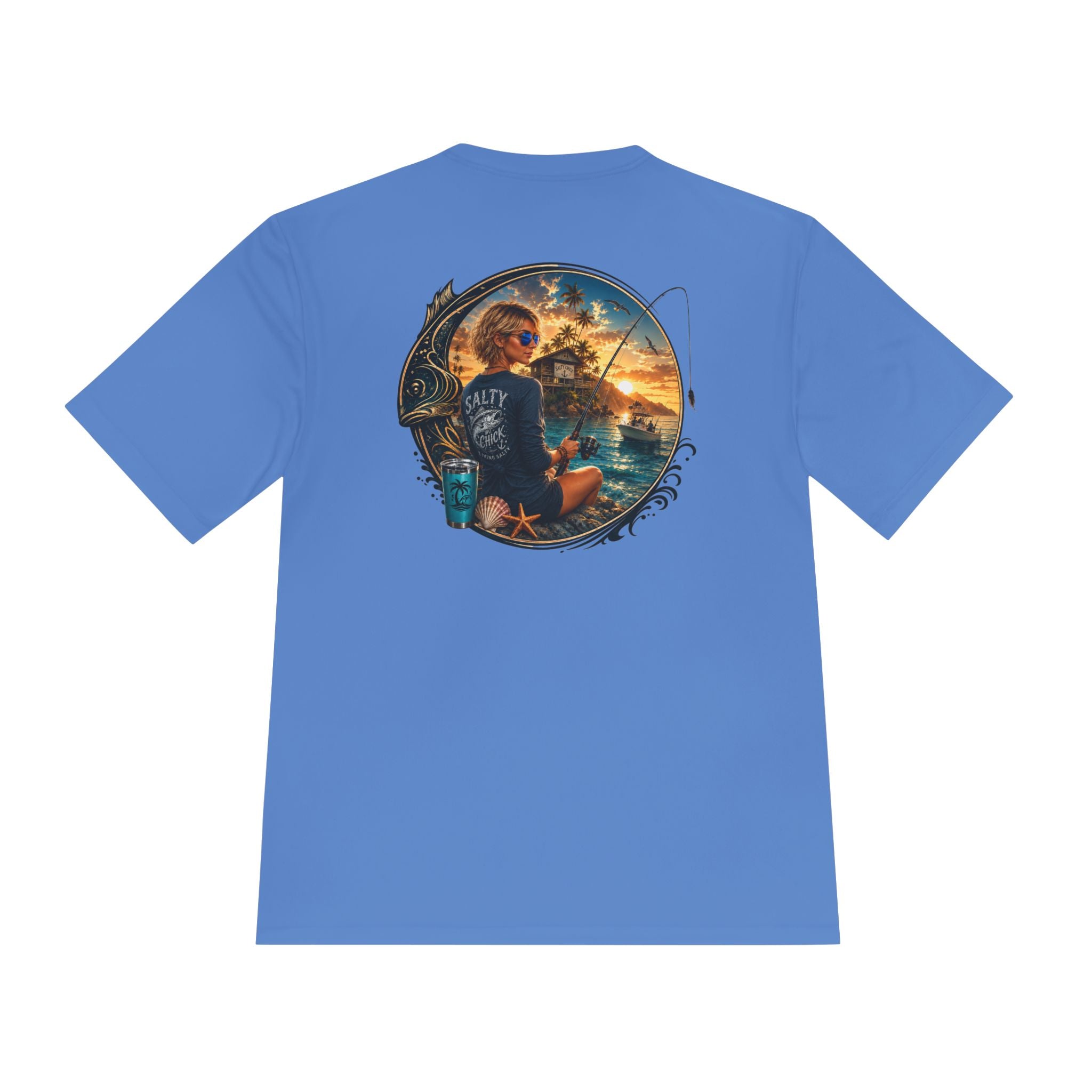 Unisex Moisture Wicking fishing Tee