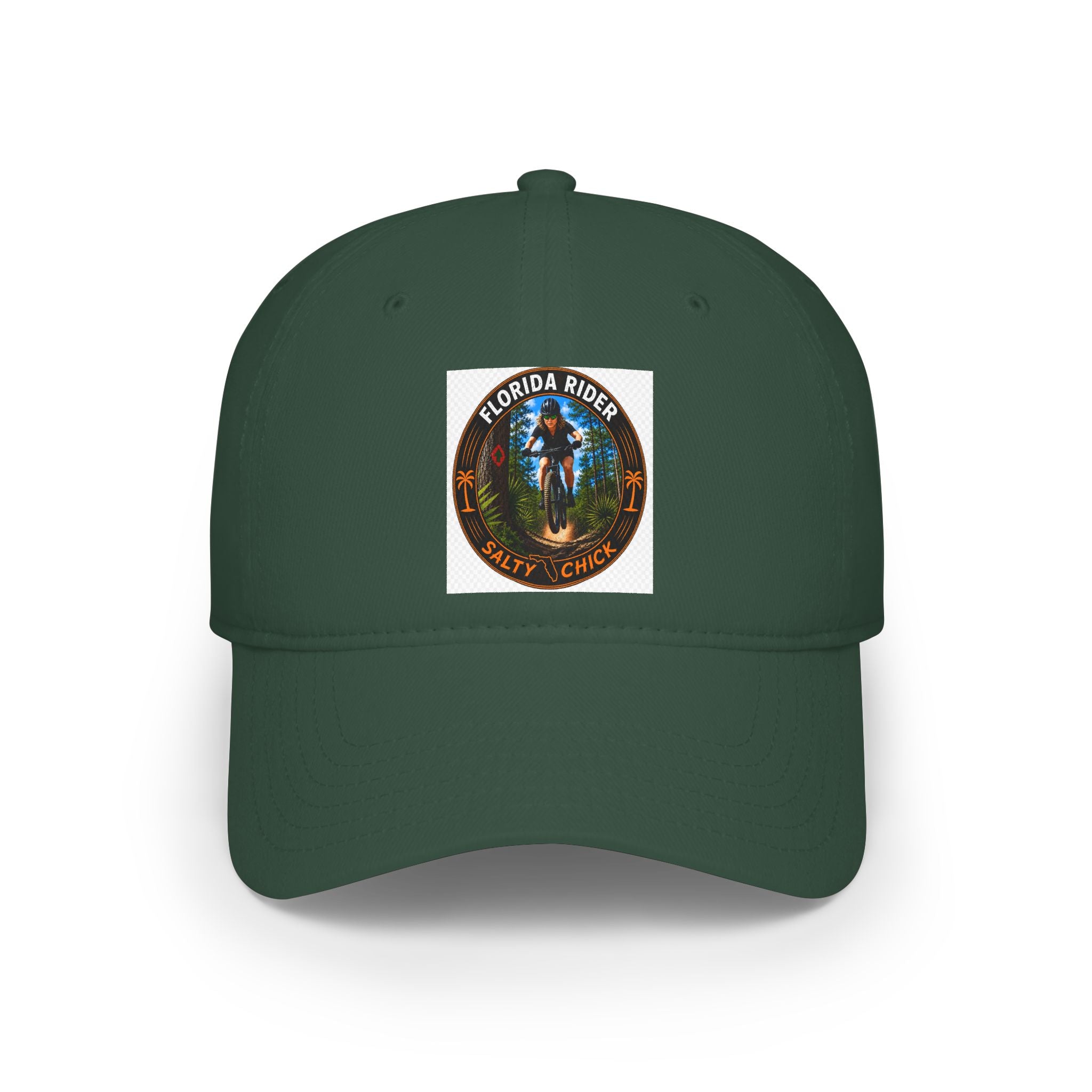 Low Profile Baseball Cap-Mountain Biker
