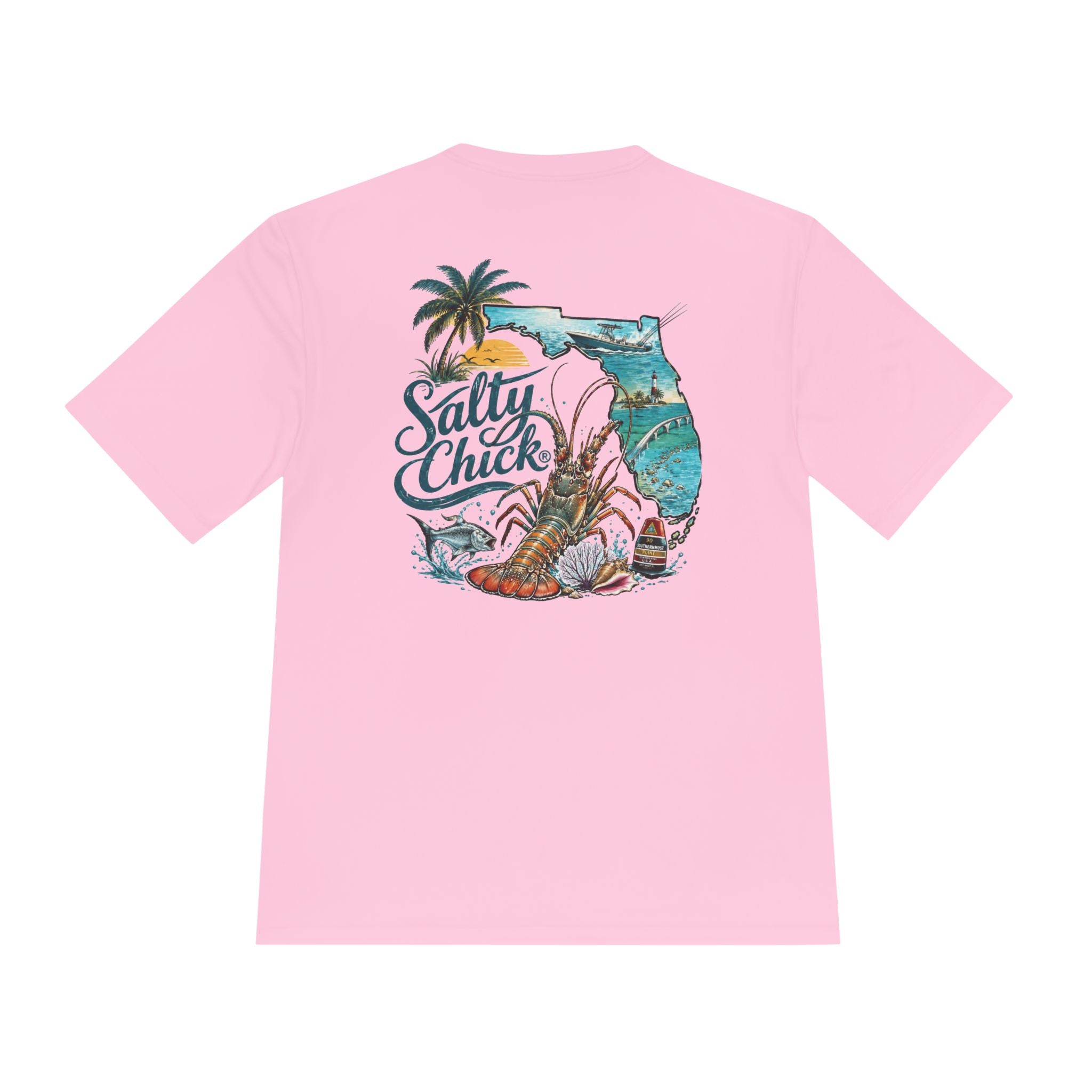 Unisex Moisture Wicking Tee- Lobstering 3